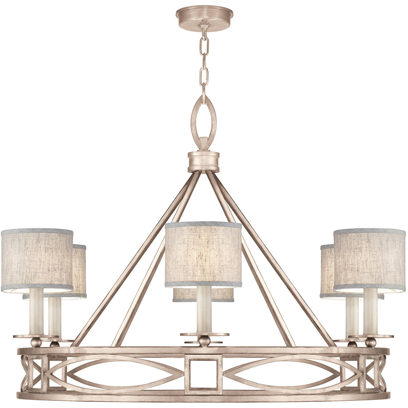 Cienfuegos 6 Light 39.5 inch Gray Chandelier Ceiling Light