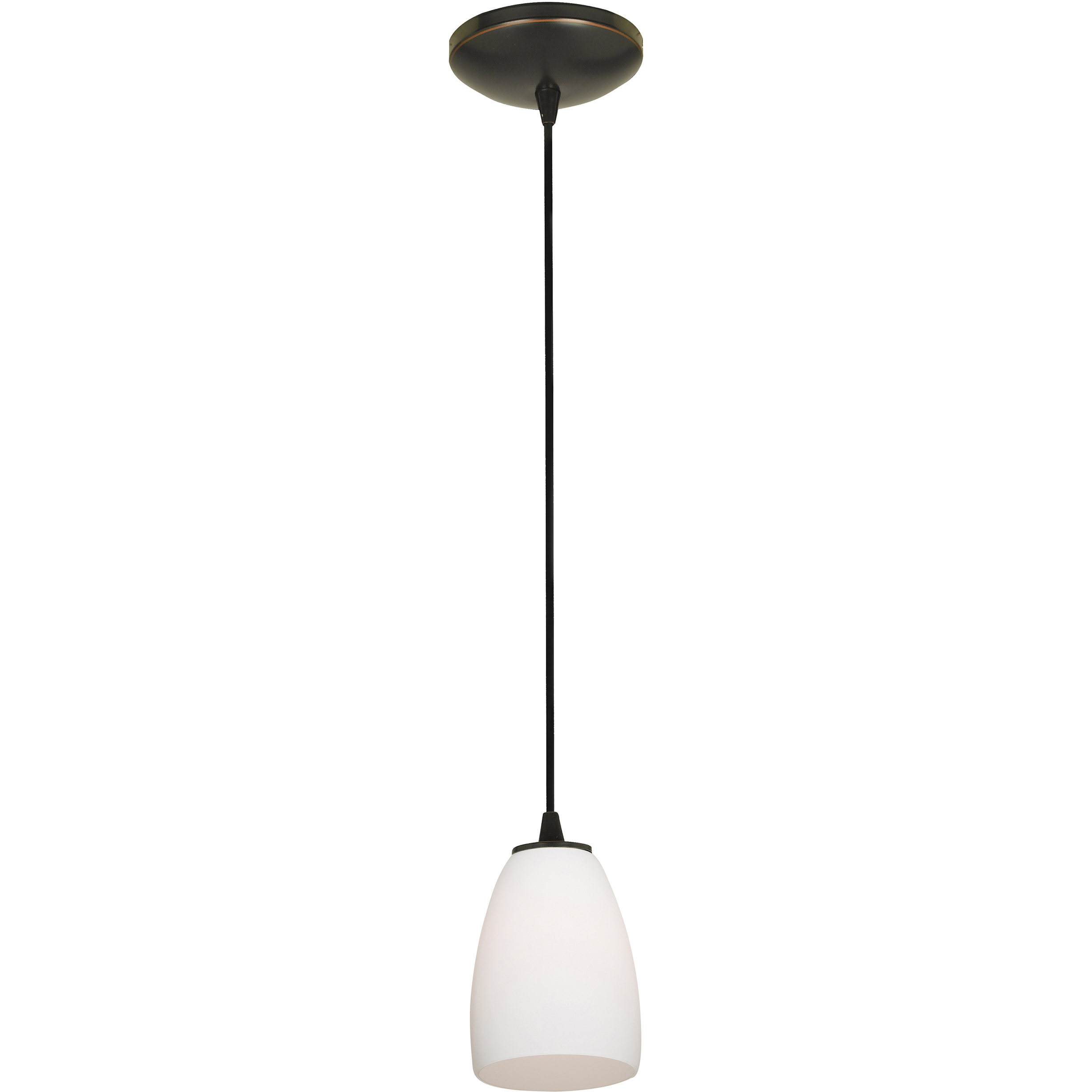 Sherry 1 Light 4.5 inch Oil Rubbed Bronze Pendant Ceiling Light in Opal