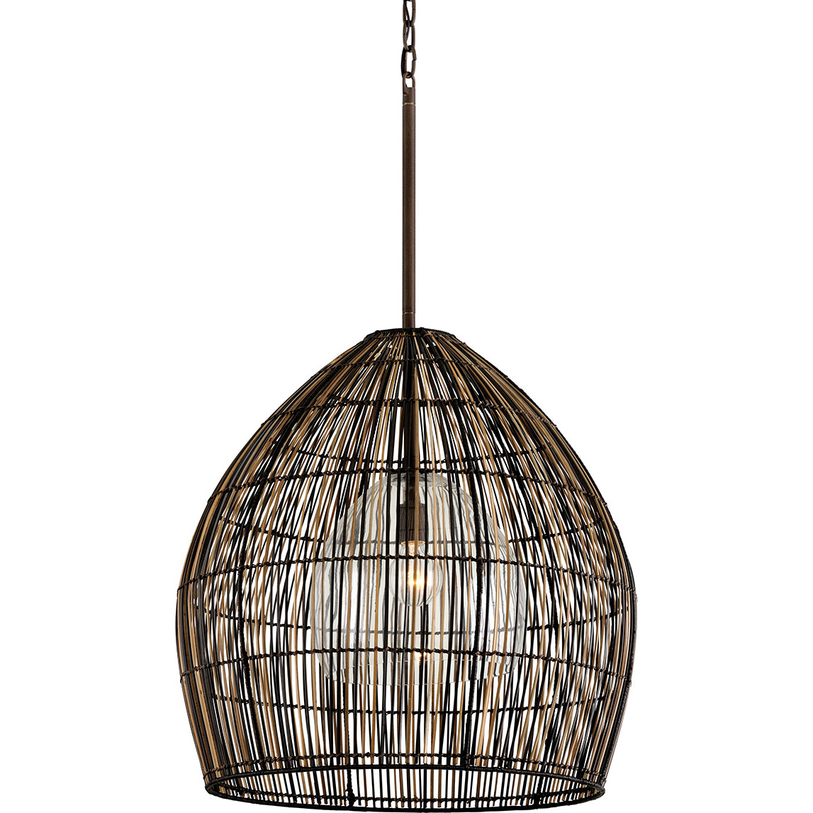 Holden 1 Light 25.75 inch Textured Bronze Chandelier Ceiling Light