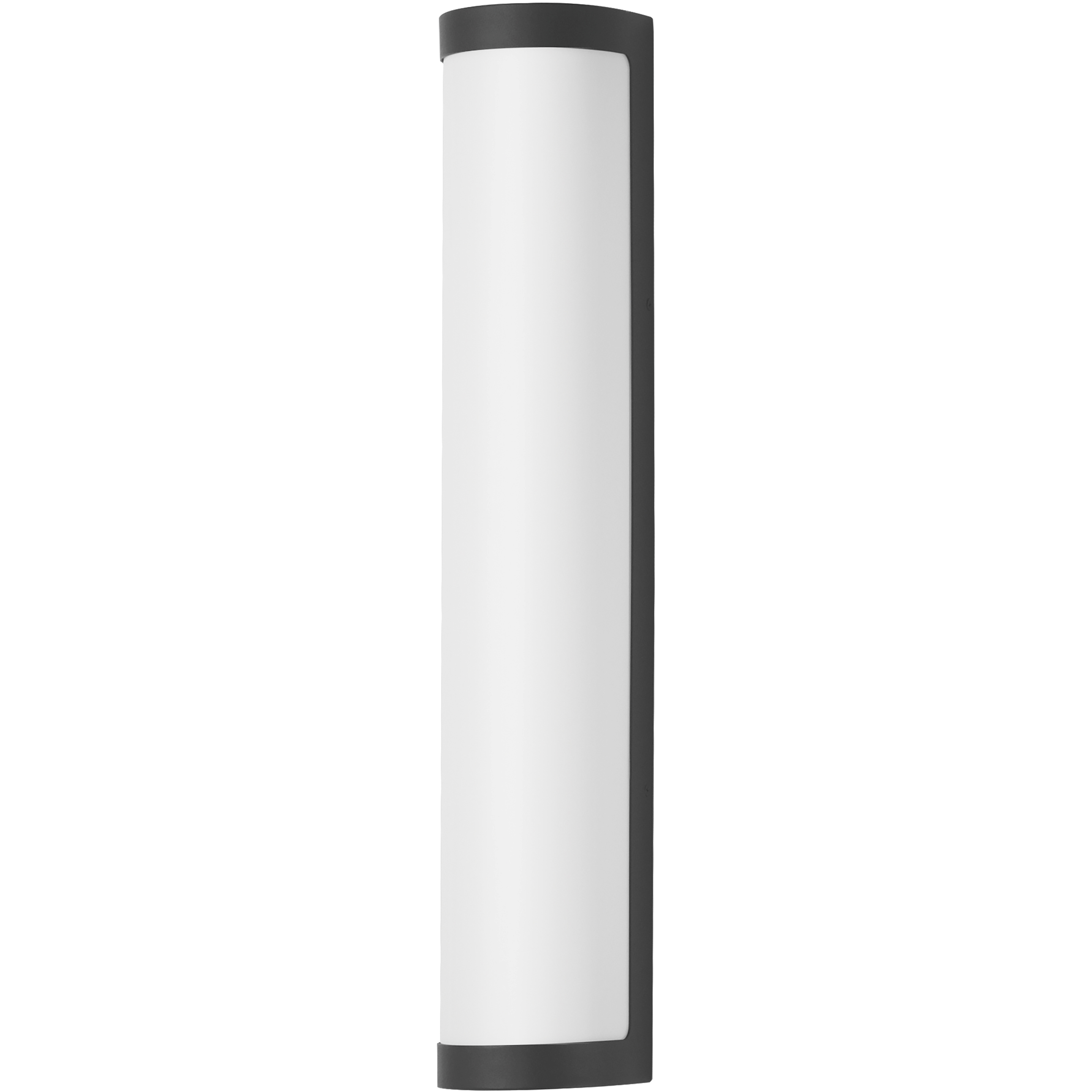 Halfpipe LED 26 inch Black Outdoor Wall Mount