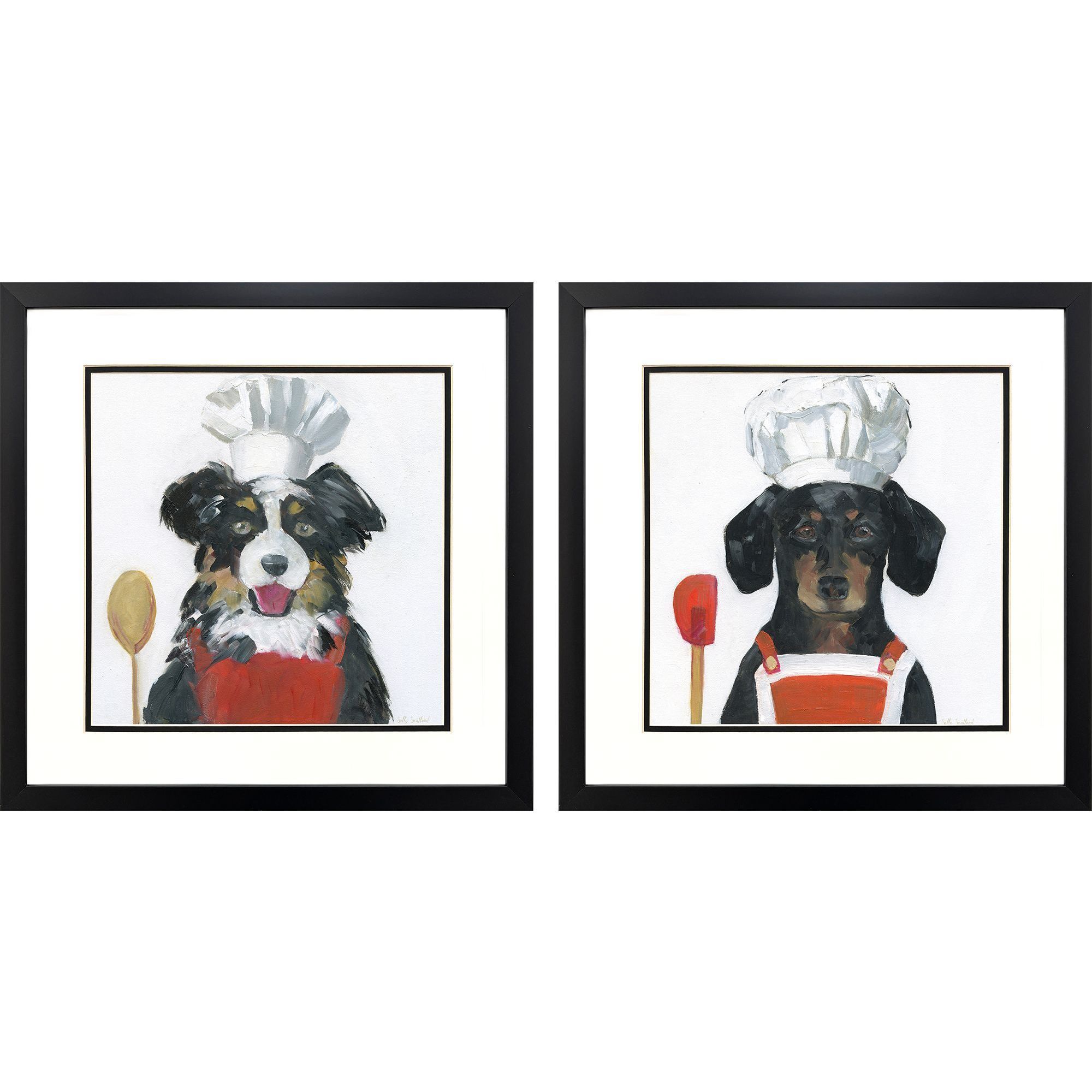 Propac Red and Black and Multi Framed Art, Propac