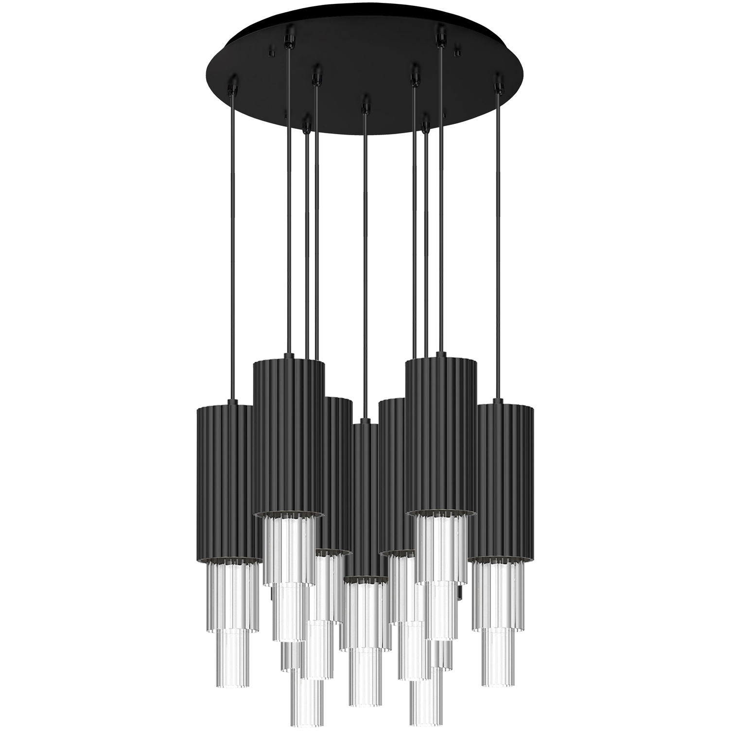 Alora Mood Bordeaux LED 18.5 inch Matte Black Pendant Ceiling Light