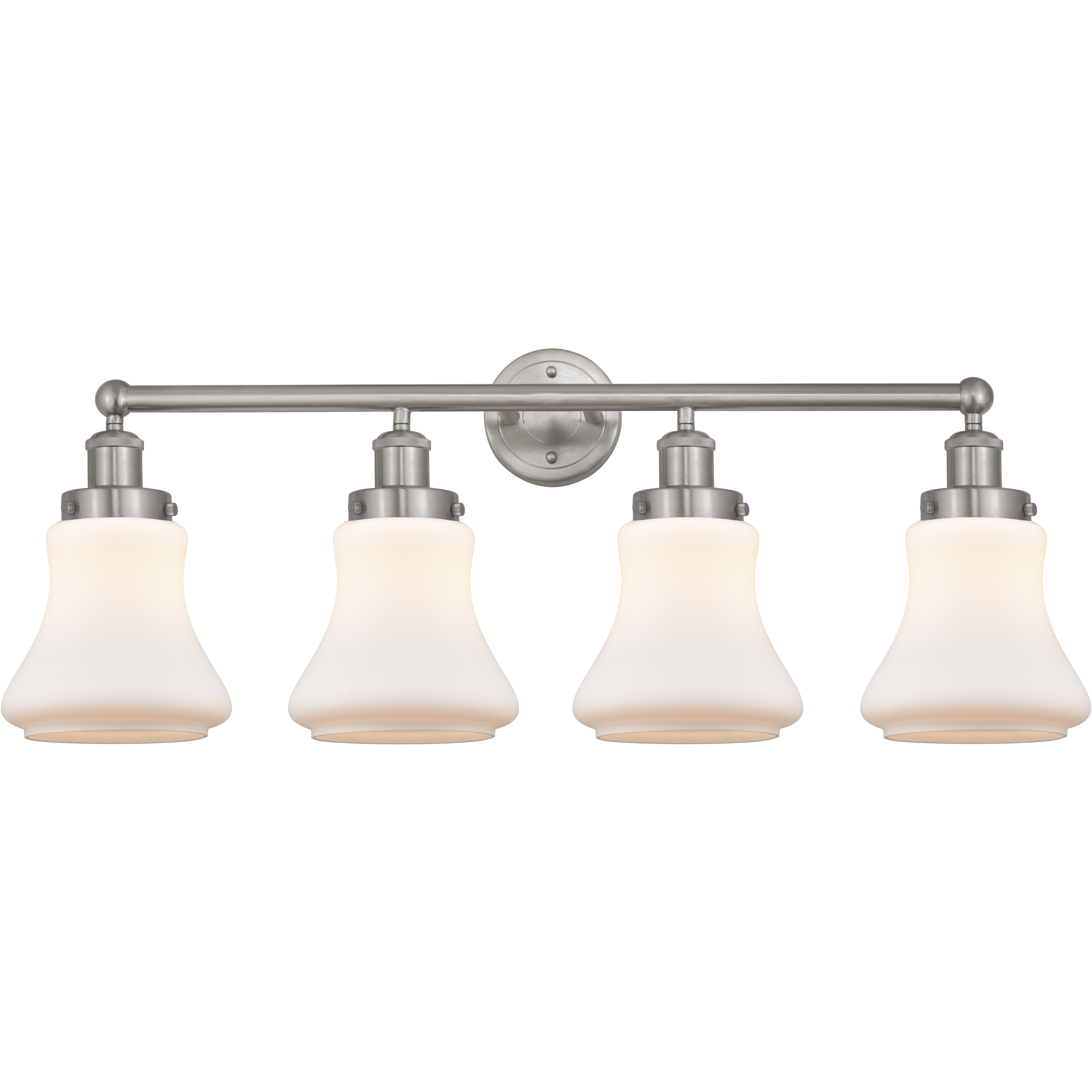Bellmont 4 Light 33.5 inch Brushed Satin Nickel Bath Vanity Light Wall Light