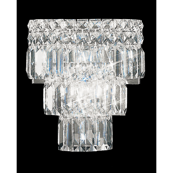 Prestige 2 Light 8 inch Silver Wall Sconce Wall Light