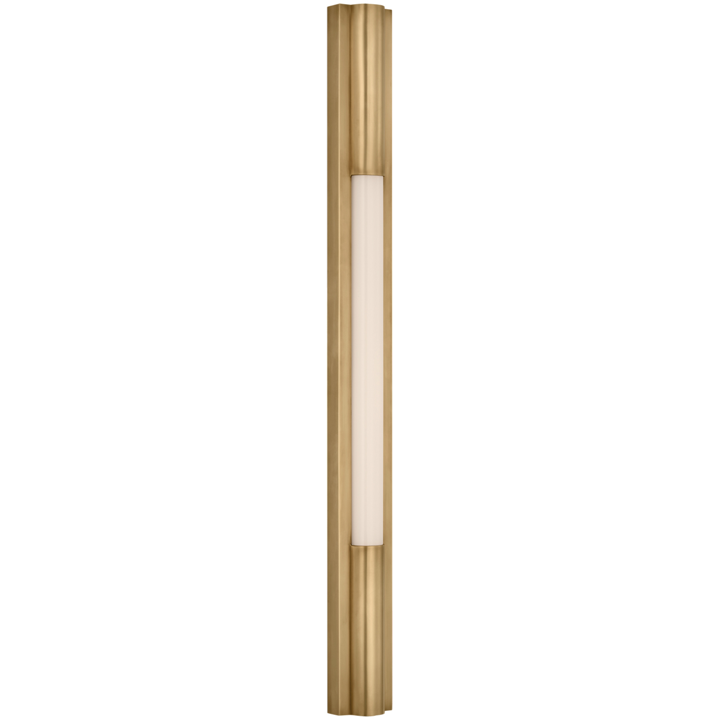 Ian K. Fowler Ellington LED 3 inch Hand-Rubbed Antique Brass Slimline Bath Light Wall Light