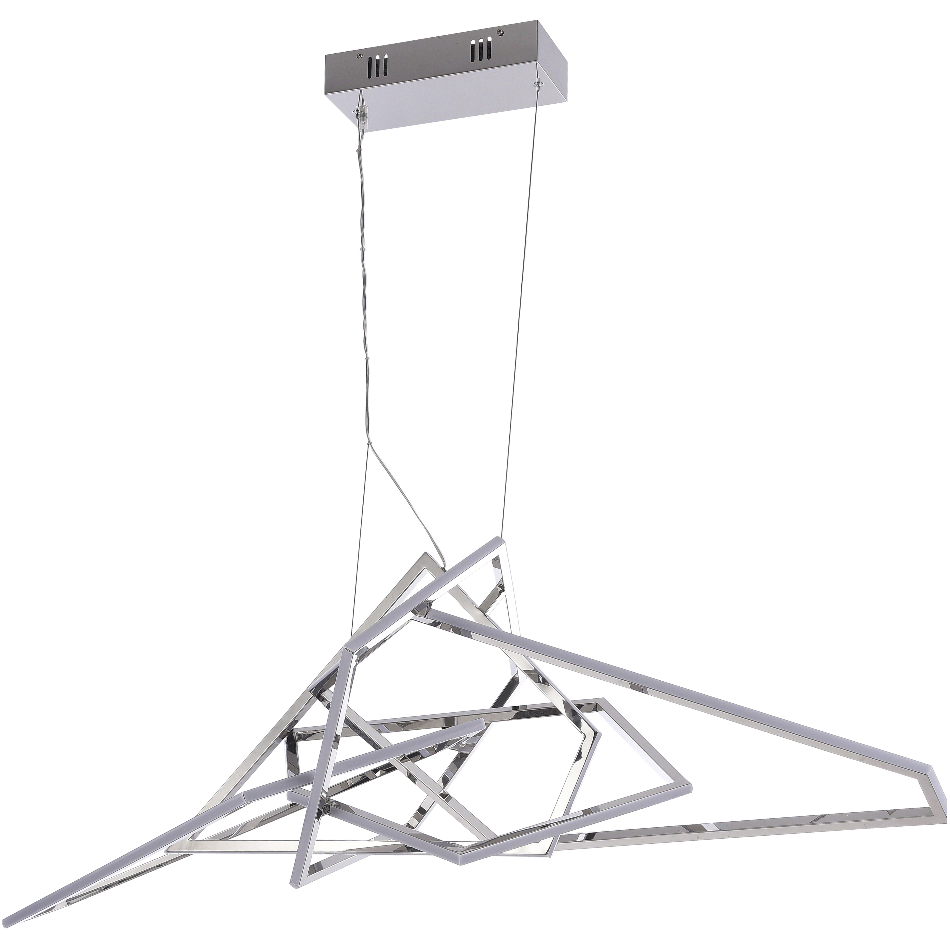Canada LED 25.6 inch Chrome Chandelier Ceiling Light