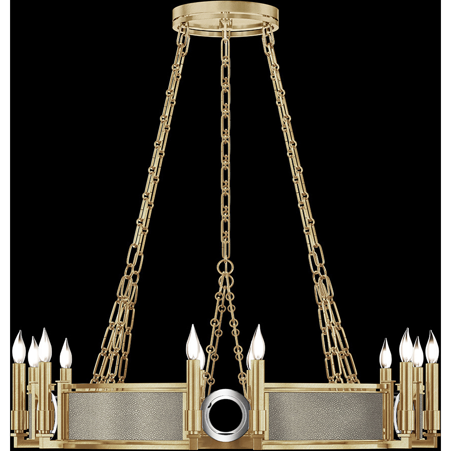 Mirage 12 Light 35.75 inch Gold Chandelier Ceiling Light