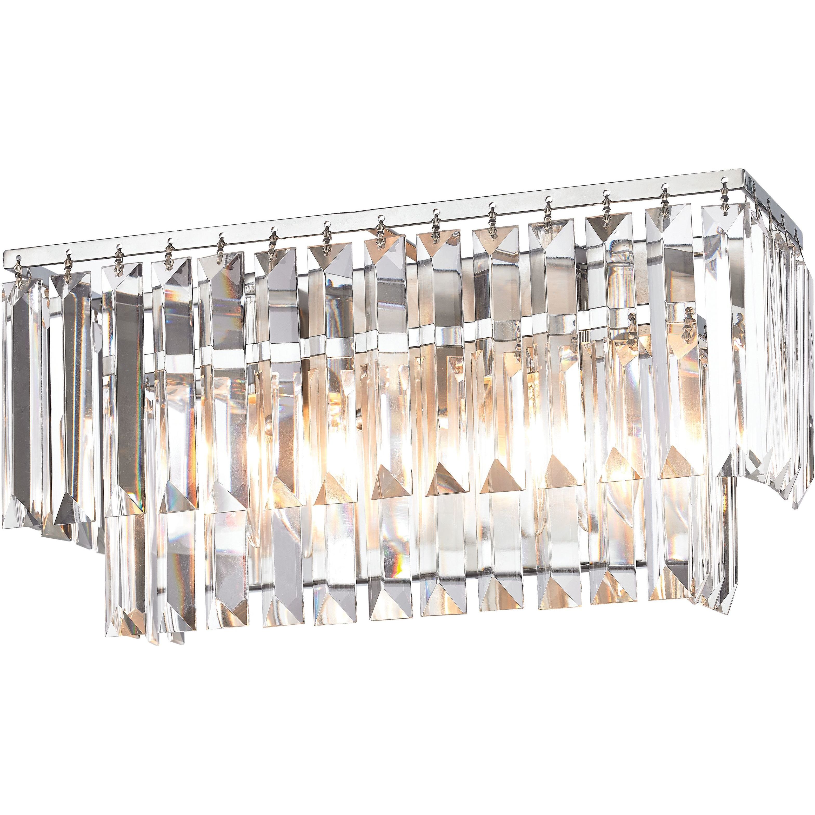 Palacial Vanity Light Wall Light in Polished Chrome