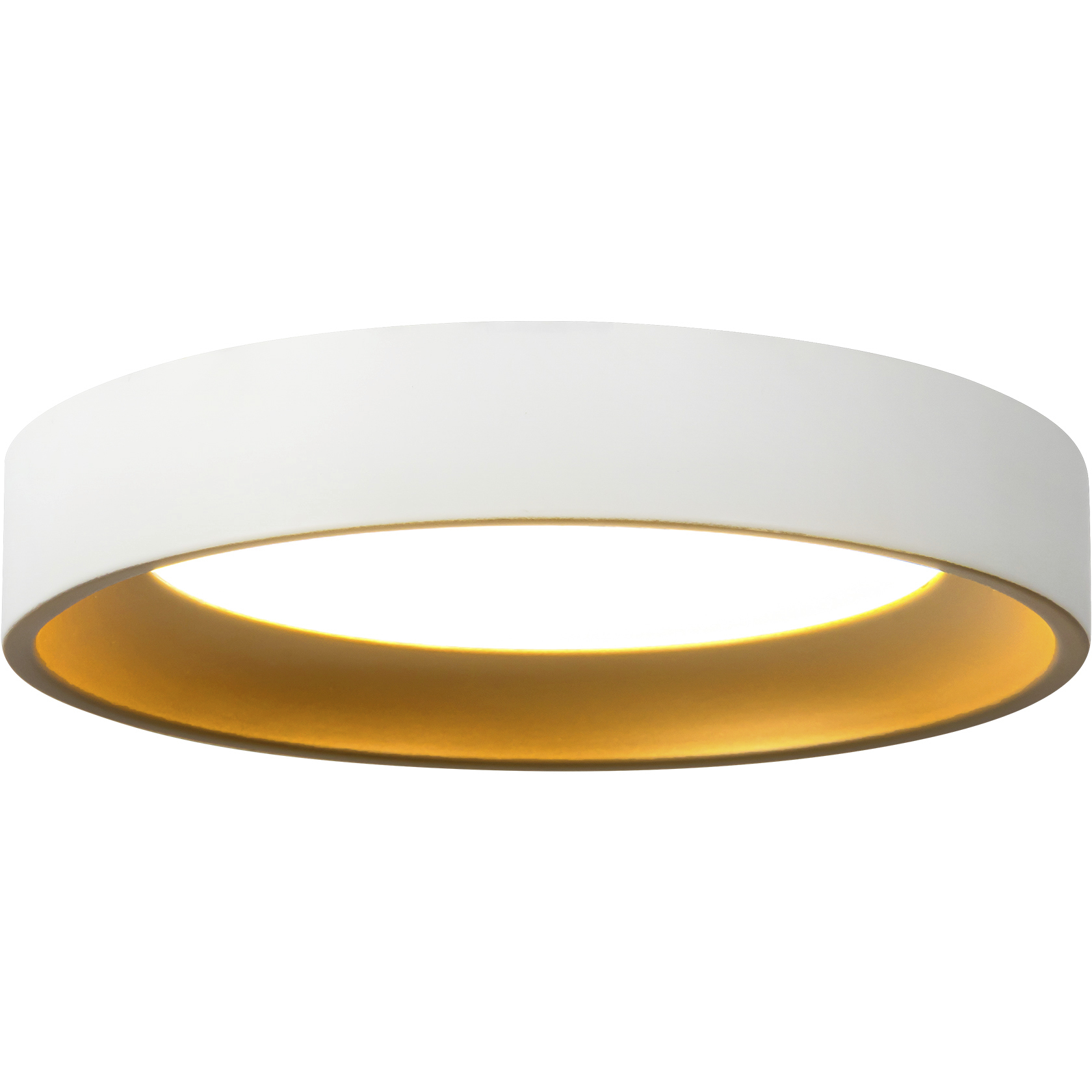 Nix 7.25 inch White and Gold Flush Mount Ceiling Light