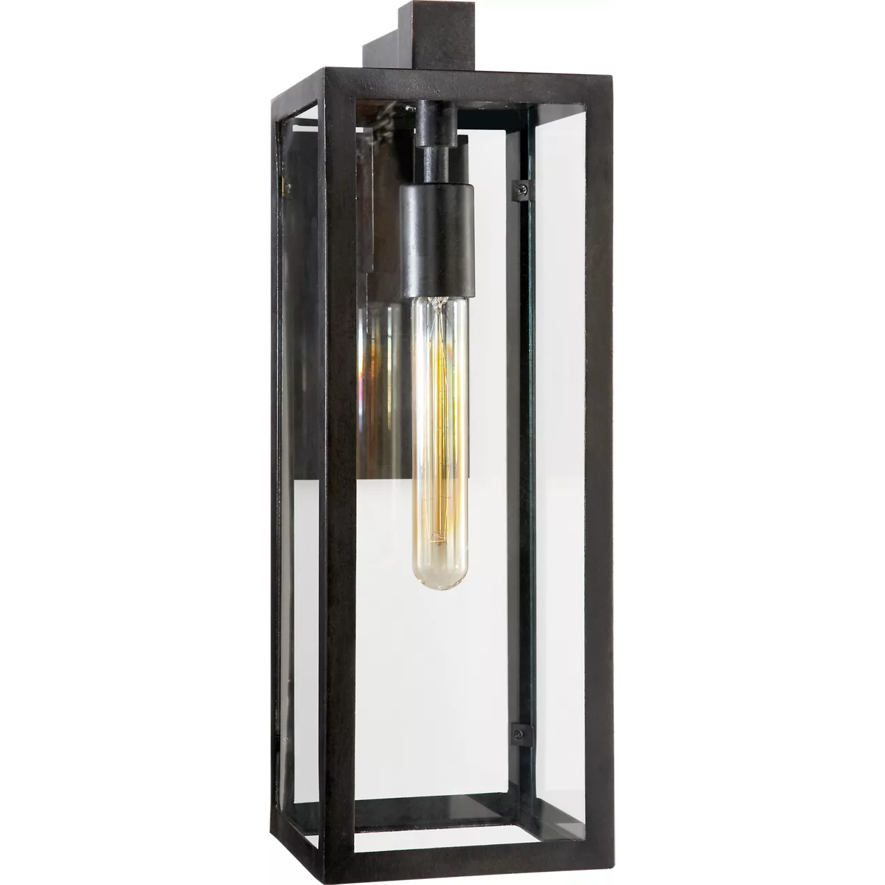 Chapman & Myers Fresno 1 Light 17.75 inch Aged Iron Outdoor Sconce, Medium