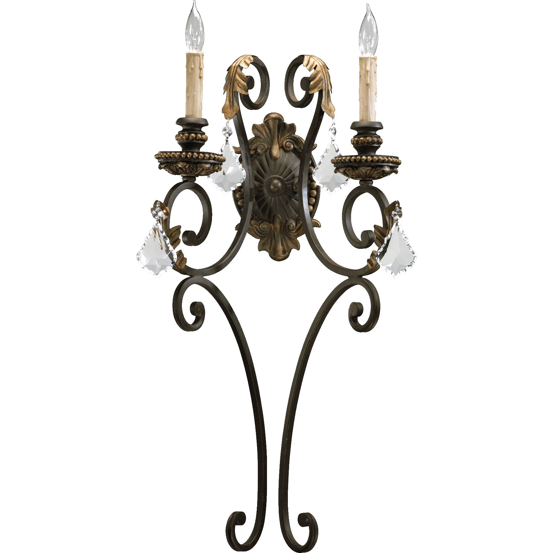 Rio Salado 2 Light 12.75 inch Toasted Sienna With Mystic Silver Wall Sconce Wall Light