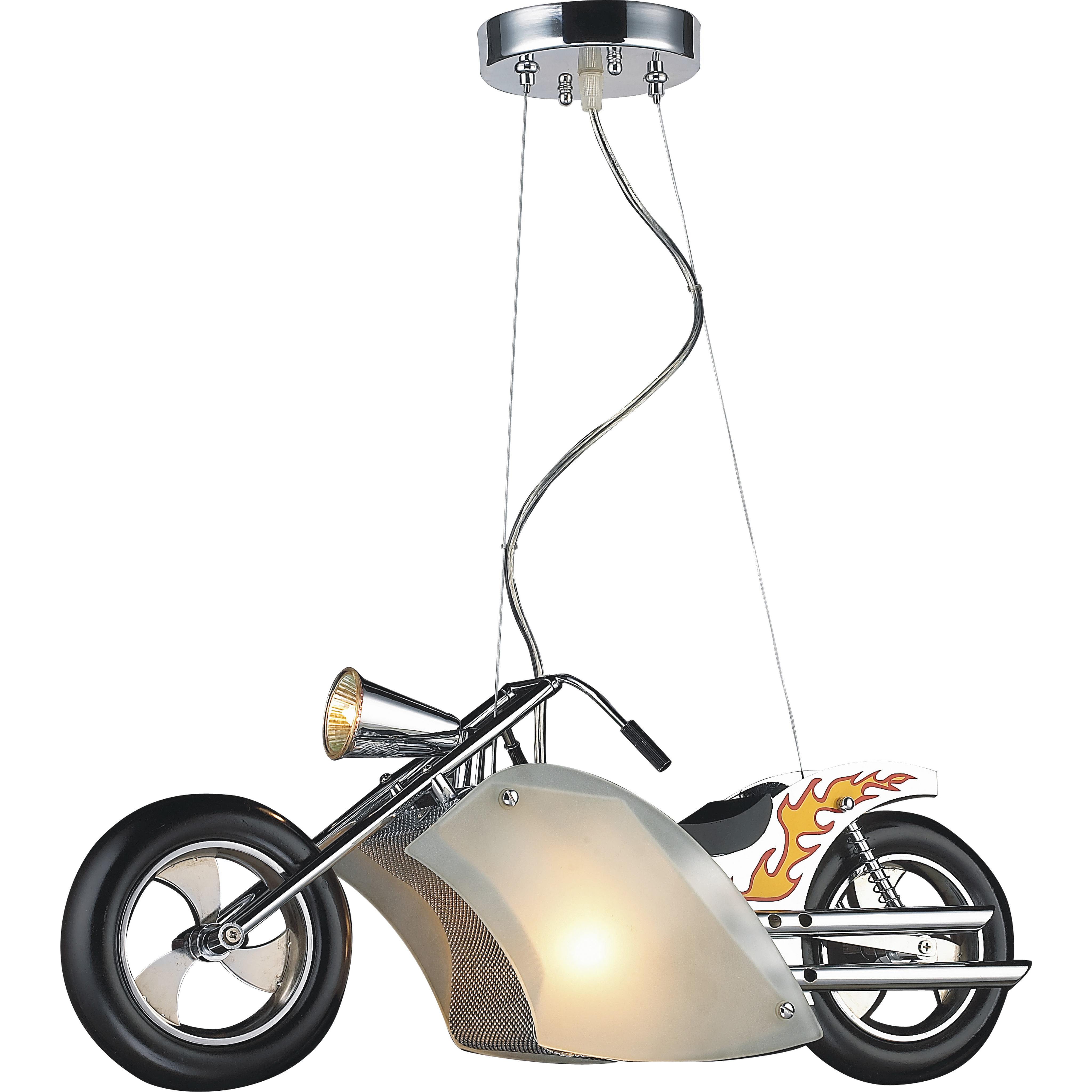 Canada 1 Light 7.09 inch Chrome Childrens Lighting Ceiling Light