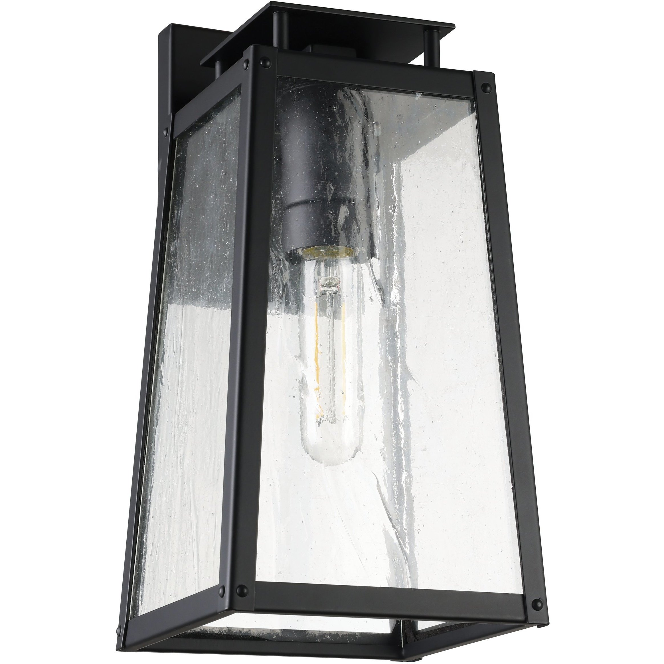 Salford 1 Light 13.5 inch Matte Black Exterior Wall Sconce
