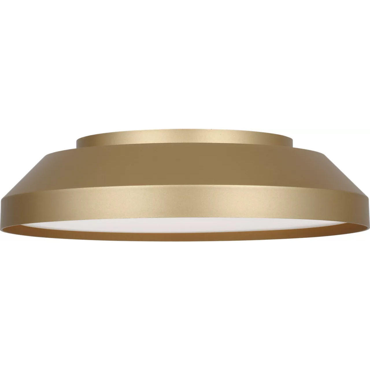 Nevado LED 12 inch Satin Brass Flush Mount Ceiling Light