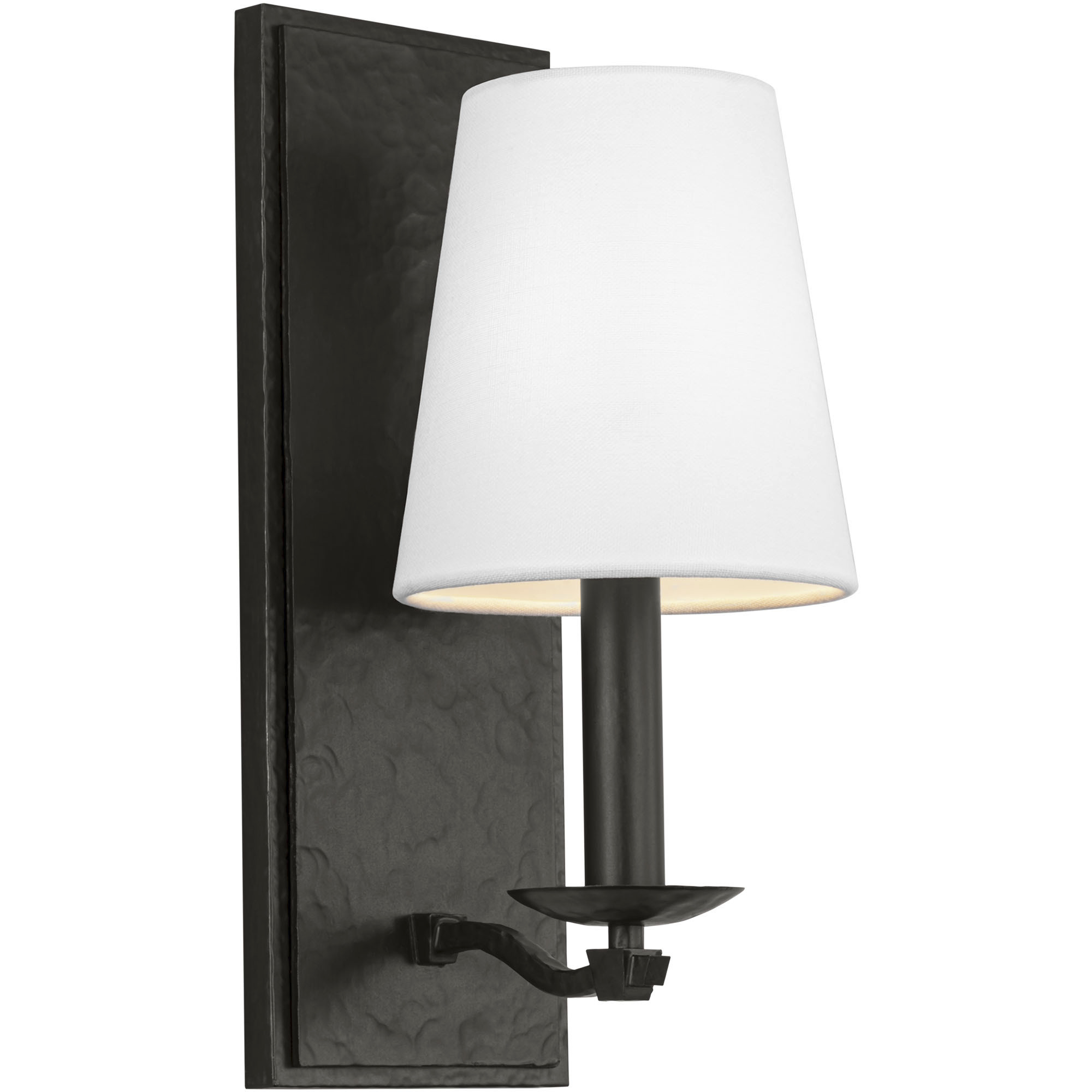 C&M by Chapman & Myers Wellen 1 Light 5 inch Aged Iron Sconce Wall Light