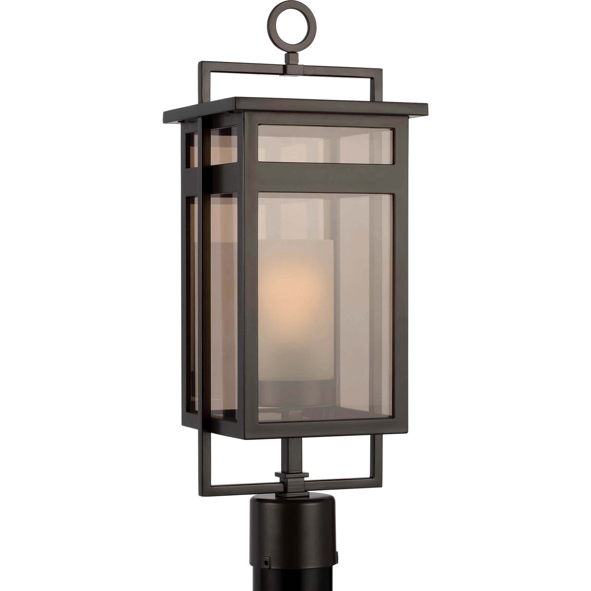 C&M by Chapman & Myers Fairhaven 1 Light 21.1 inch Truffle Outdoor Post Light in LED