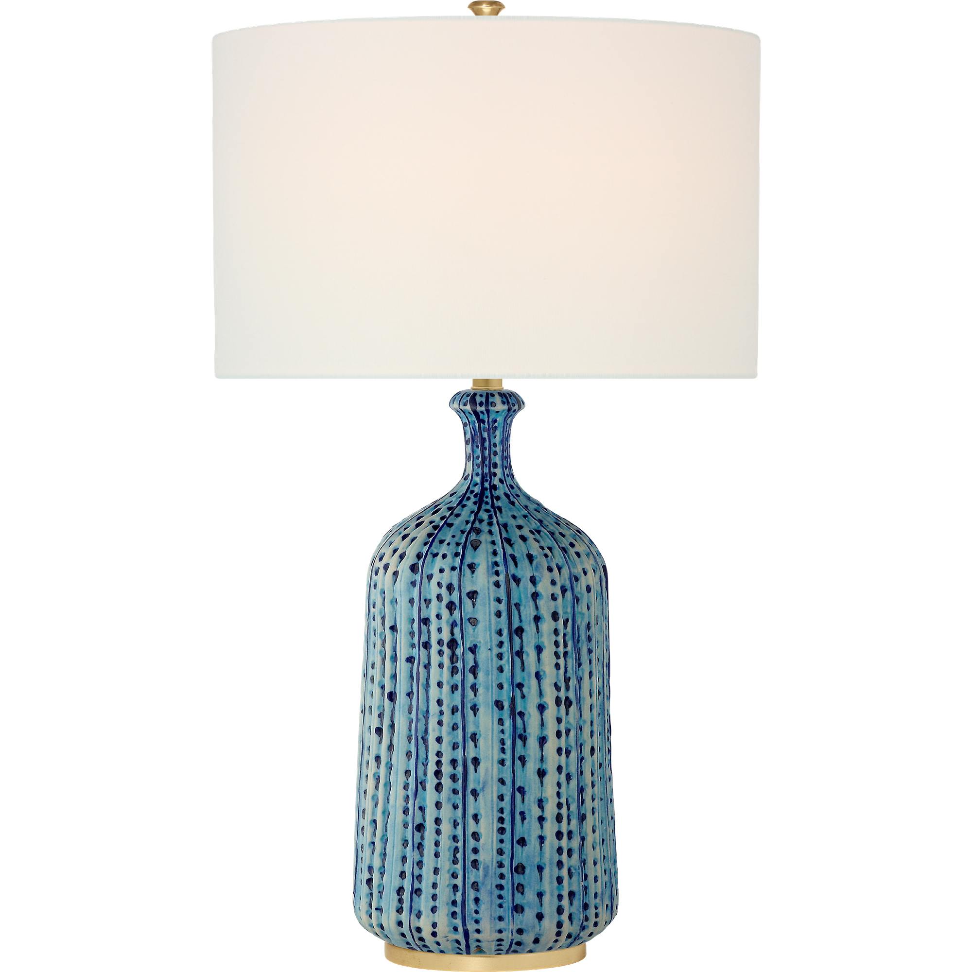 AERIN Culloden 30 inch 4.6 watt Pebbled Aquamarine Cordless Table Lamp Portable Light