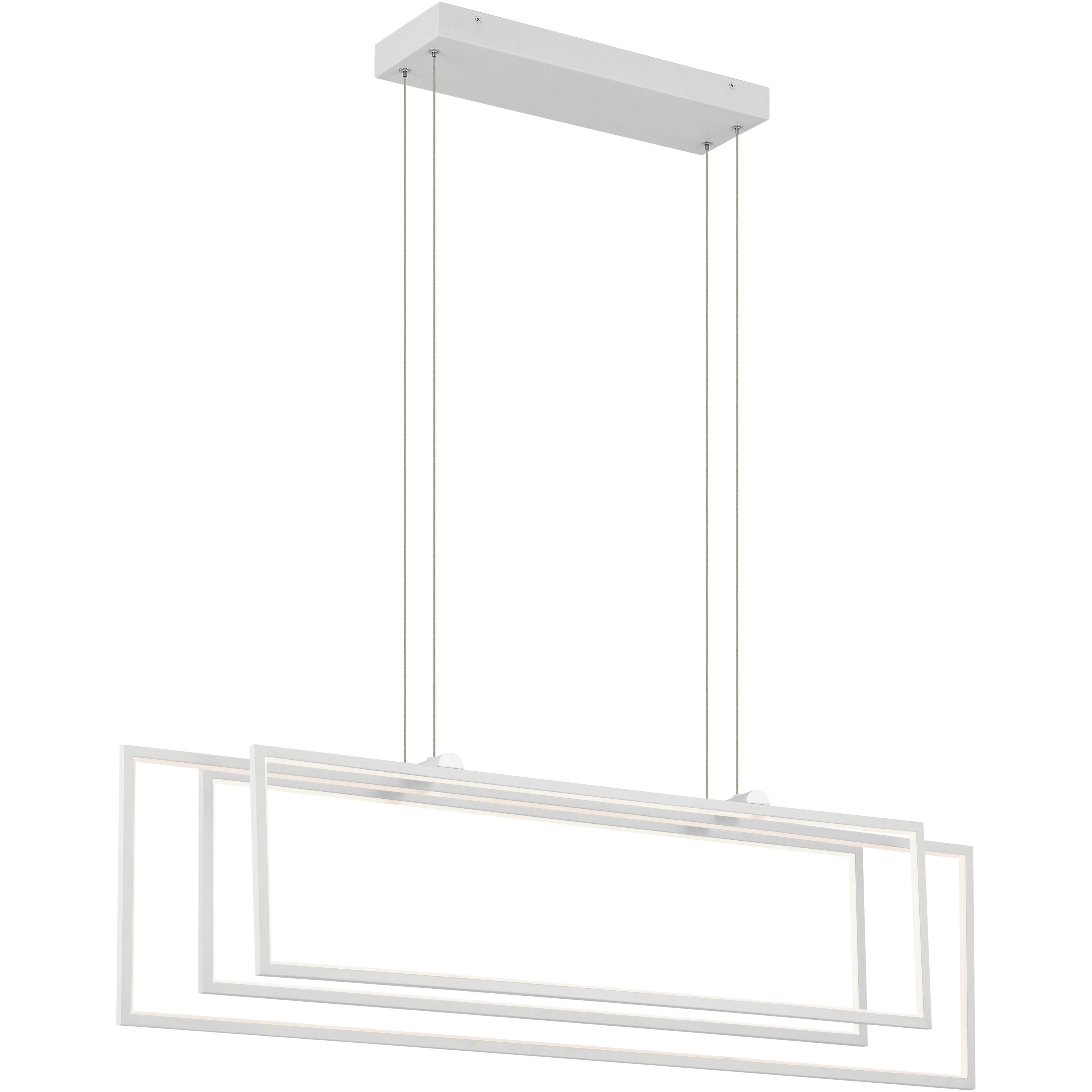 Jestin LED 5.75 inch White Chandelier Ceiling Light, Single