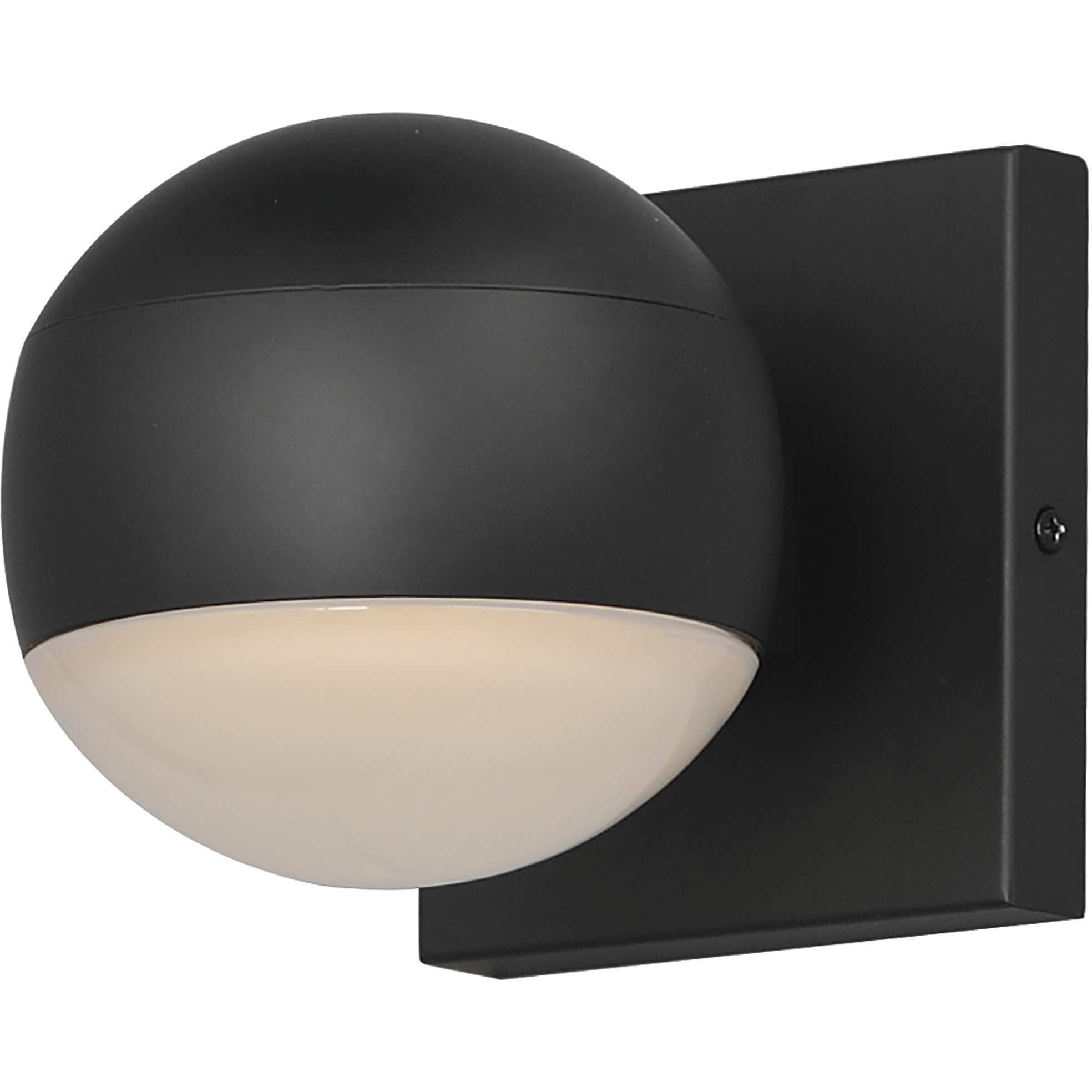 Modular LED 5 inch Black Outdoor Wall Mount
