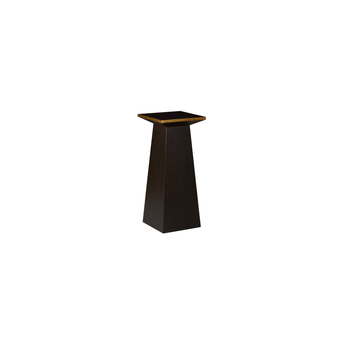 Bradshaw Orrell Walnut/Antique Gold Leaf Pedestal