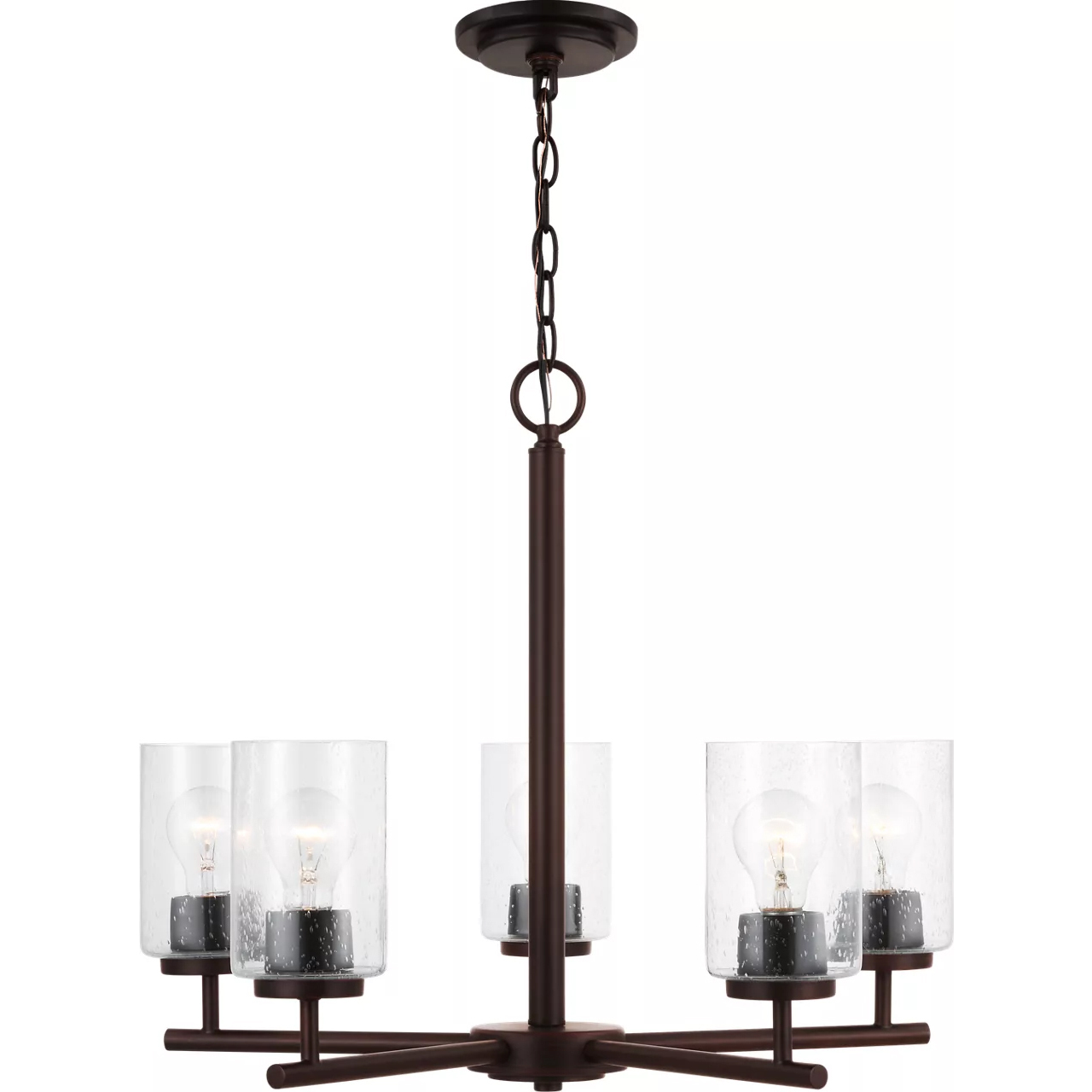 Oslo 5 Light 24 inch Bronze Chandelier Ceiling Light