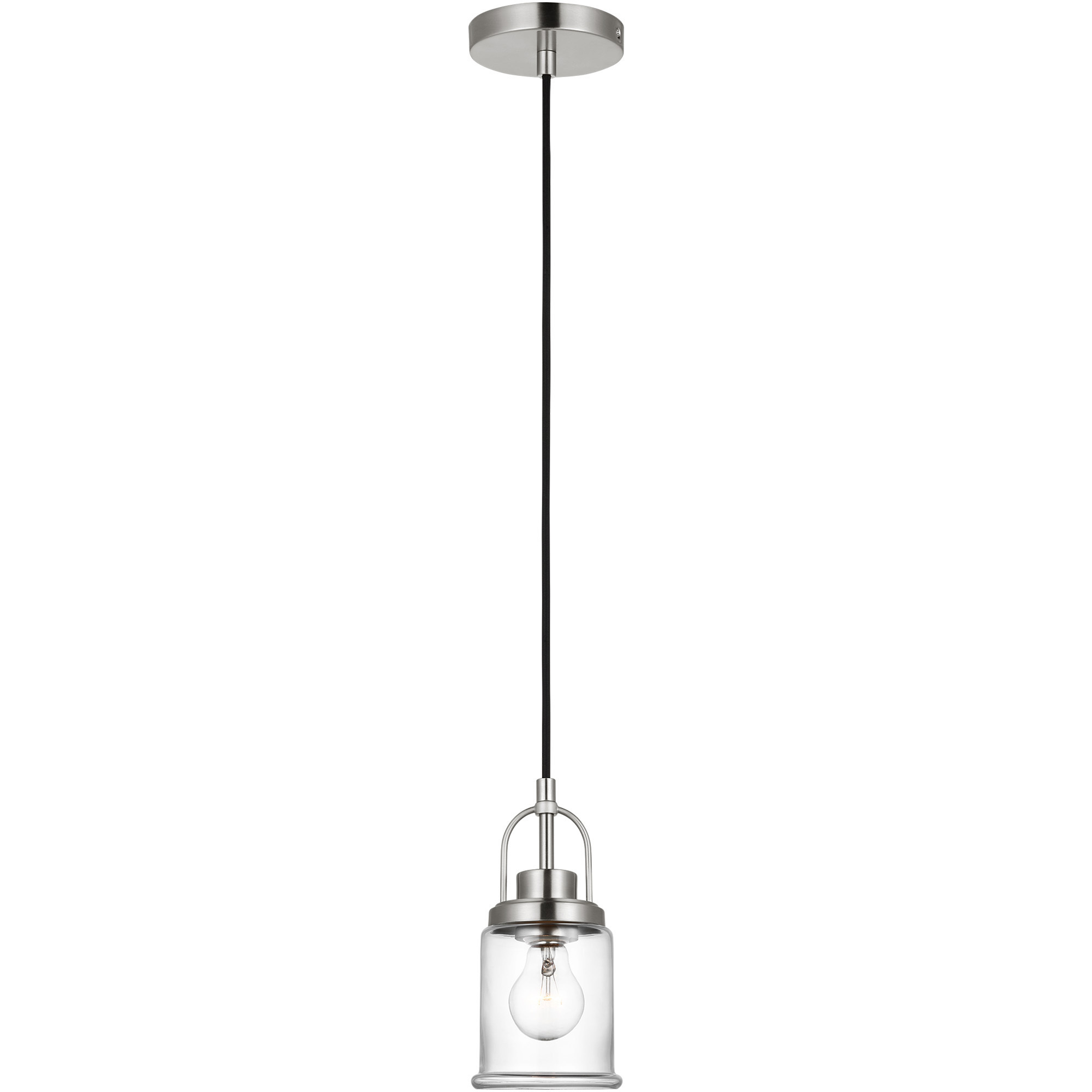 Anders 1 Light 4.75 inch Brushed Nickel Mini-Pendant Ceiling Light