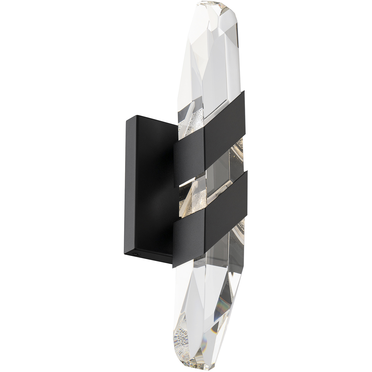 Beyond Traverse LED 4.8 inch Black Bath Vanity & Wall Light