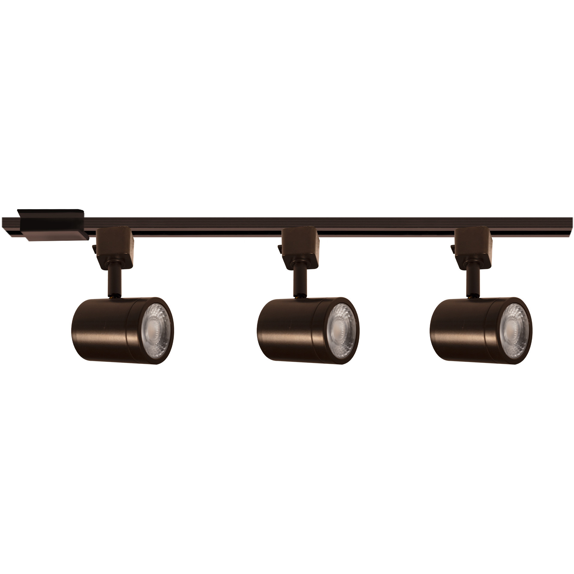 Charge 3 Light 120 Dark Bronze H Track Fixture Ceiling Light, WAC Limited