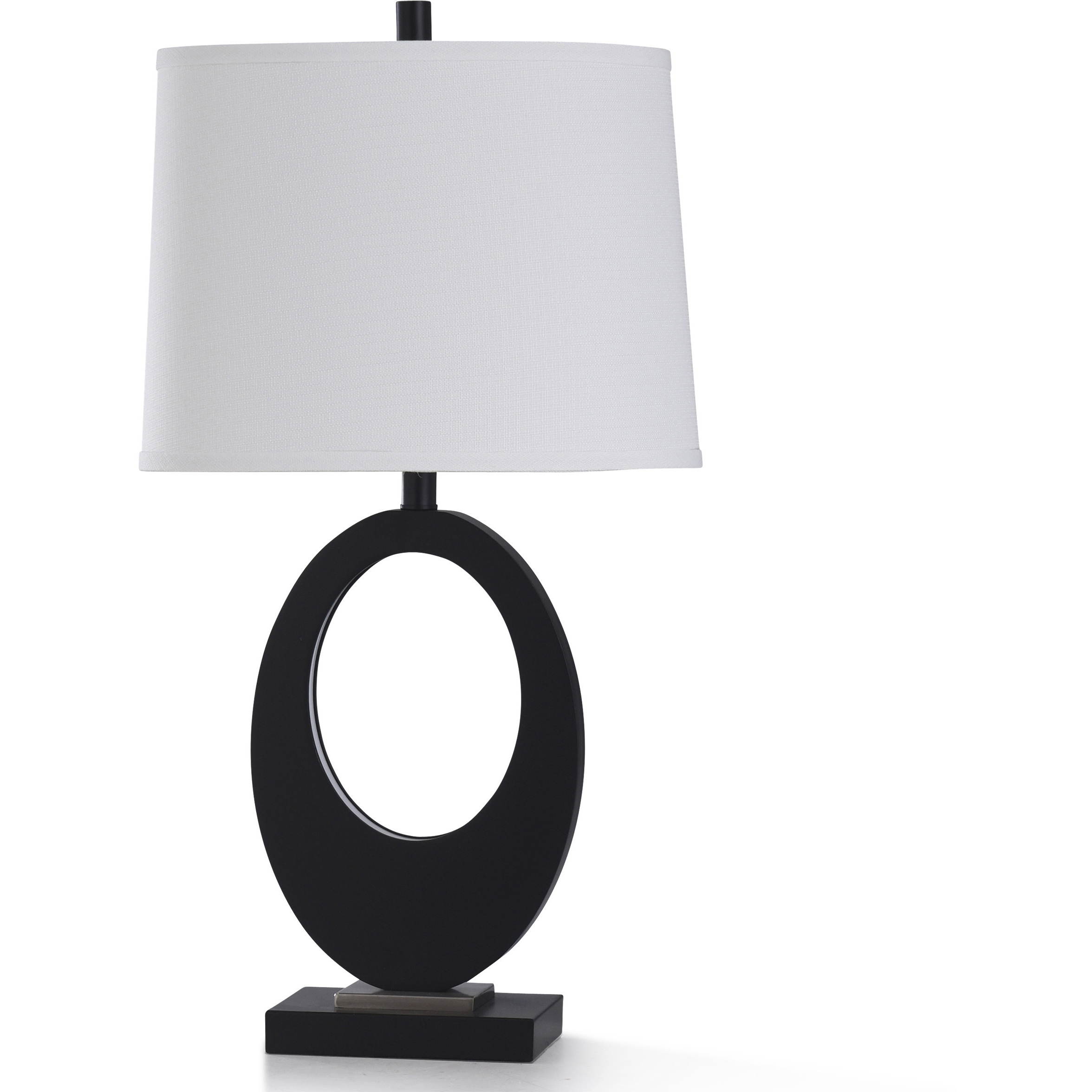 Fabian 29 inch 100.00 watt Black Resin Table Lamp Portable Light