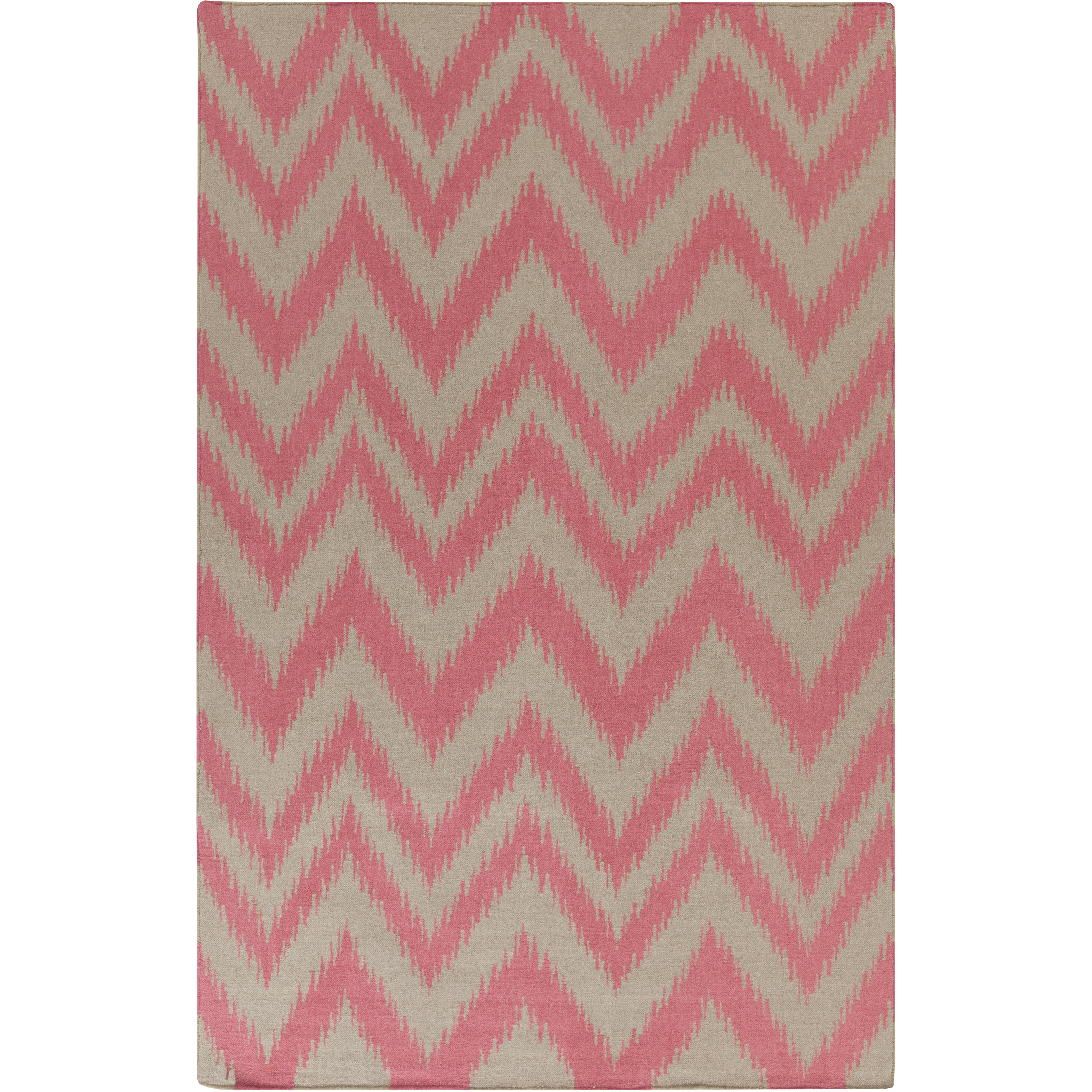 Frontier 36 X 24 inch Bright Orange, Camel Rug