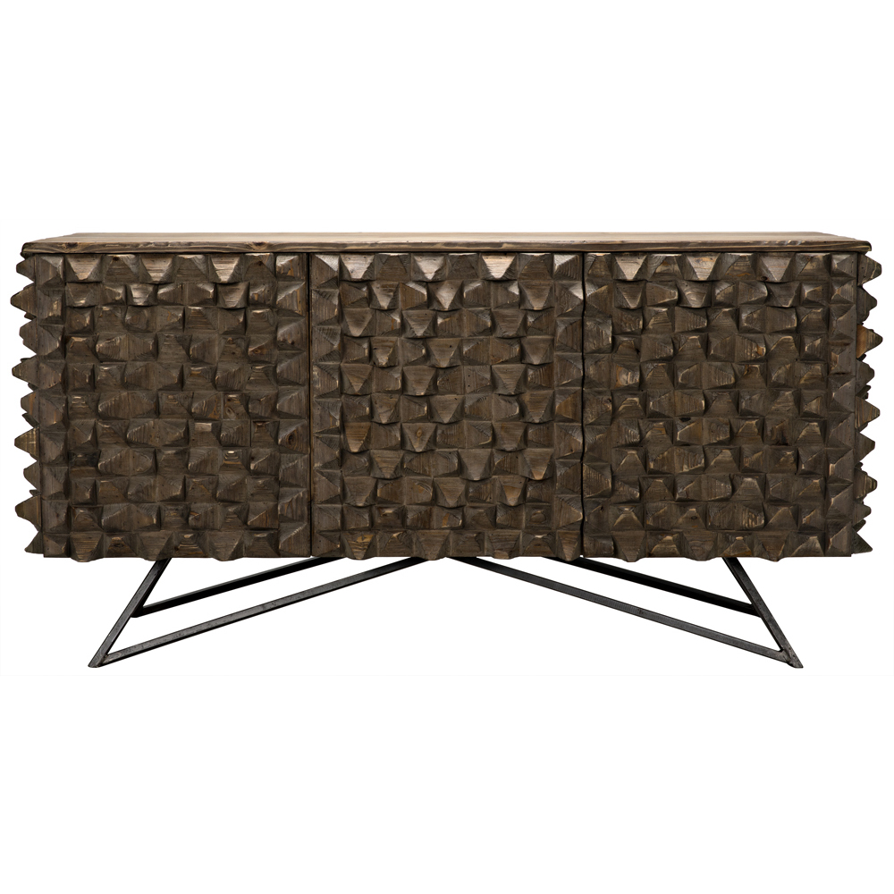 New York 66 X 23 inch Old Wood Sideboard, Petite