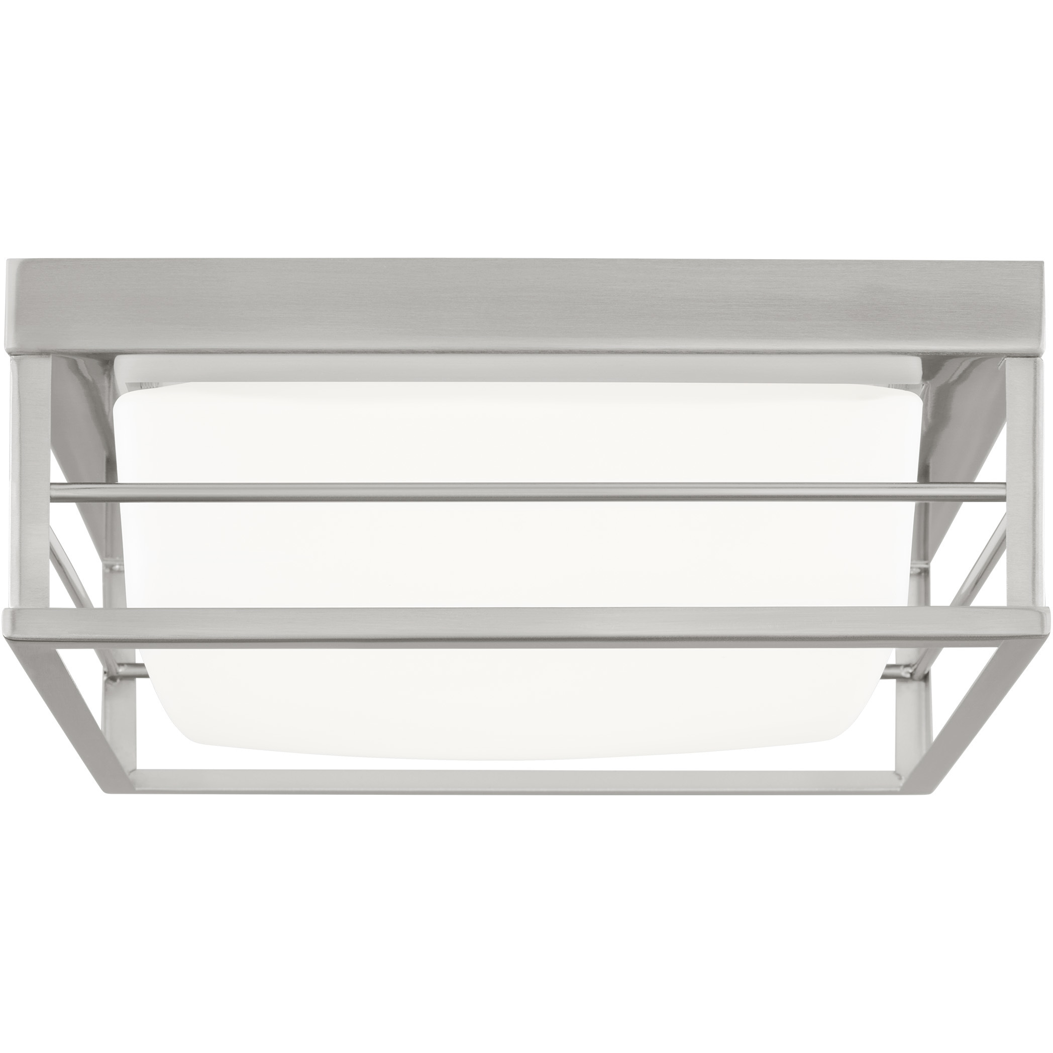 Dearborn LED 10 inch Brushed Nickel Ceiling Flush Mount Ceiling Light