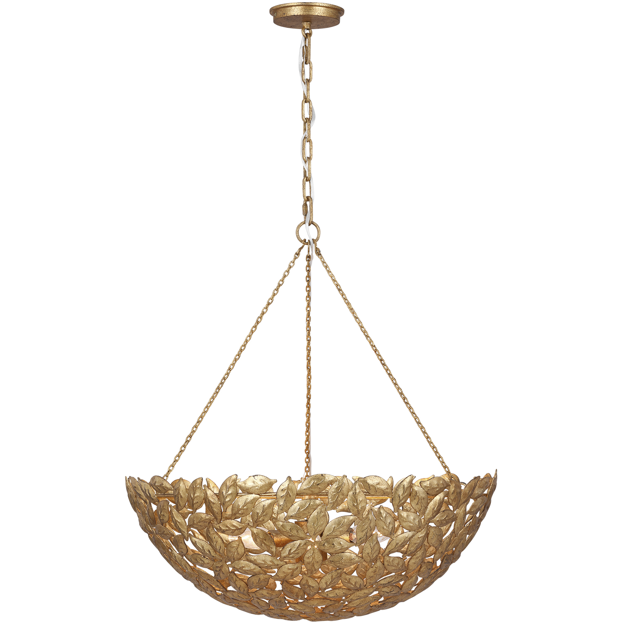AH by Alexa Hampton Kelan 6 Light 23.75 inch Antique Gild Pendant Ceiling Light
