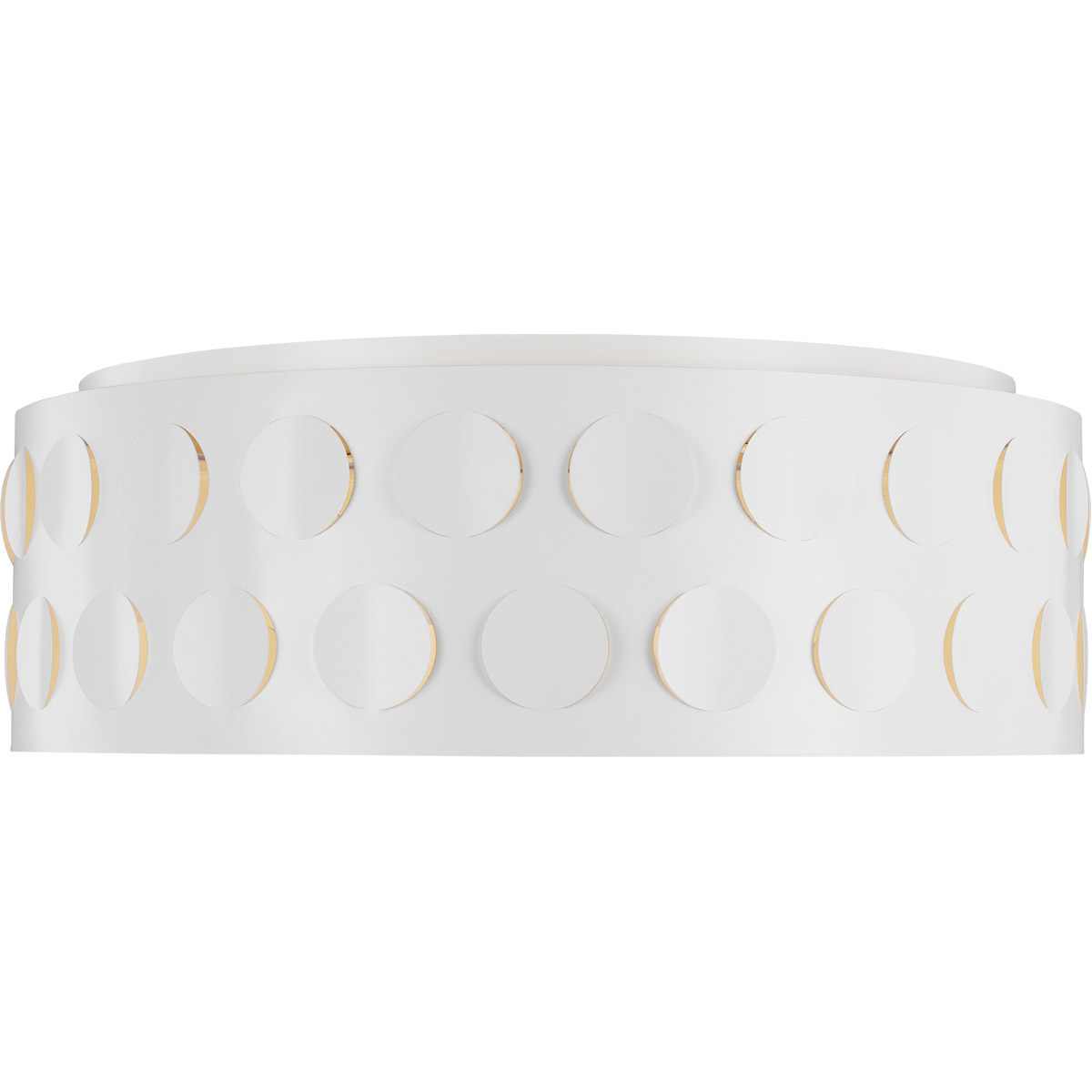 kate spade new york Dottie 4 Light 27.38 inch Matte White Flush Mount Ceiling Light