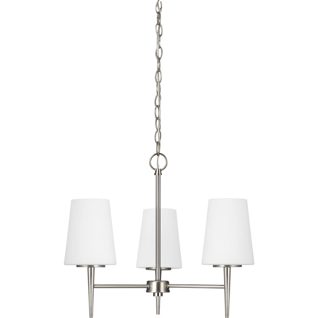 Driscoll 3 Light 20.5 inch Brushed Nickel Chandelier Ceiling Light