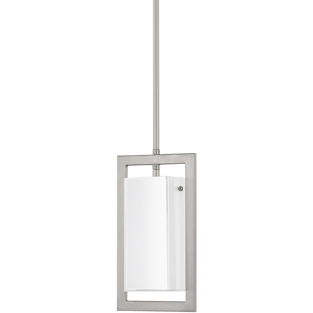 Tahoe 1 Light 6.75 inch Brushed Nickel Pendant Ceiling Light