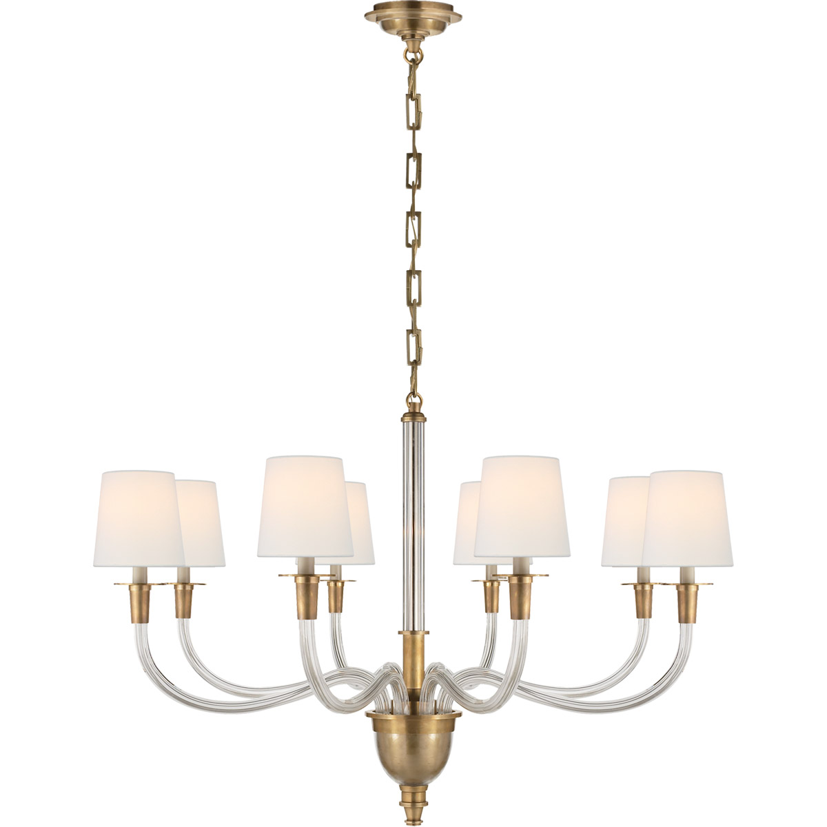 Visual Comfort Signature Collection | Visual Comfort TOB5032HAB-L Thomas O'Brien Vivian 8 Light ...