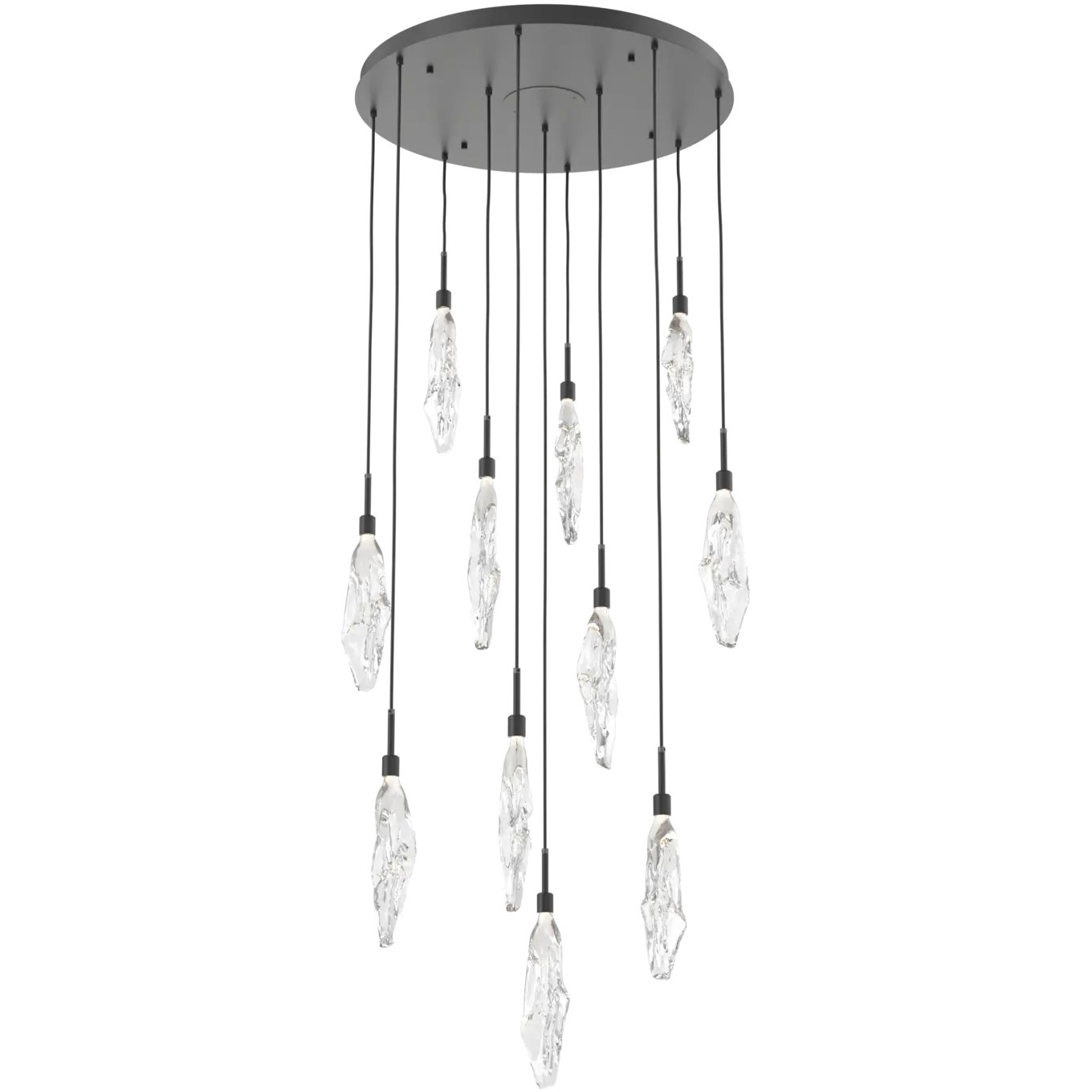 Icefall LED 32.2 inch Classic Silver Pendant Chandelier Ceiling Light in 2700K LED