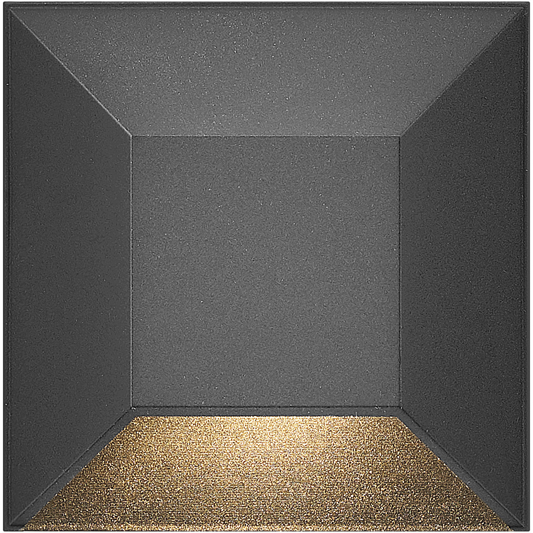 Nuvi 12v 1.40 watt Black Landscape Deck Sconce, Square