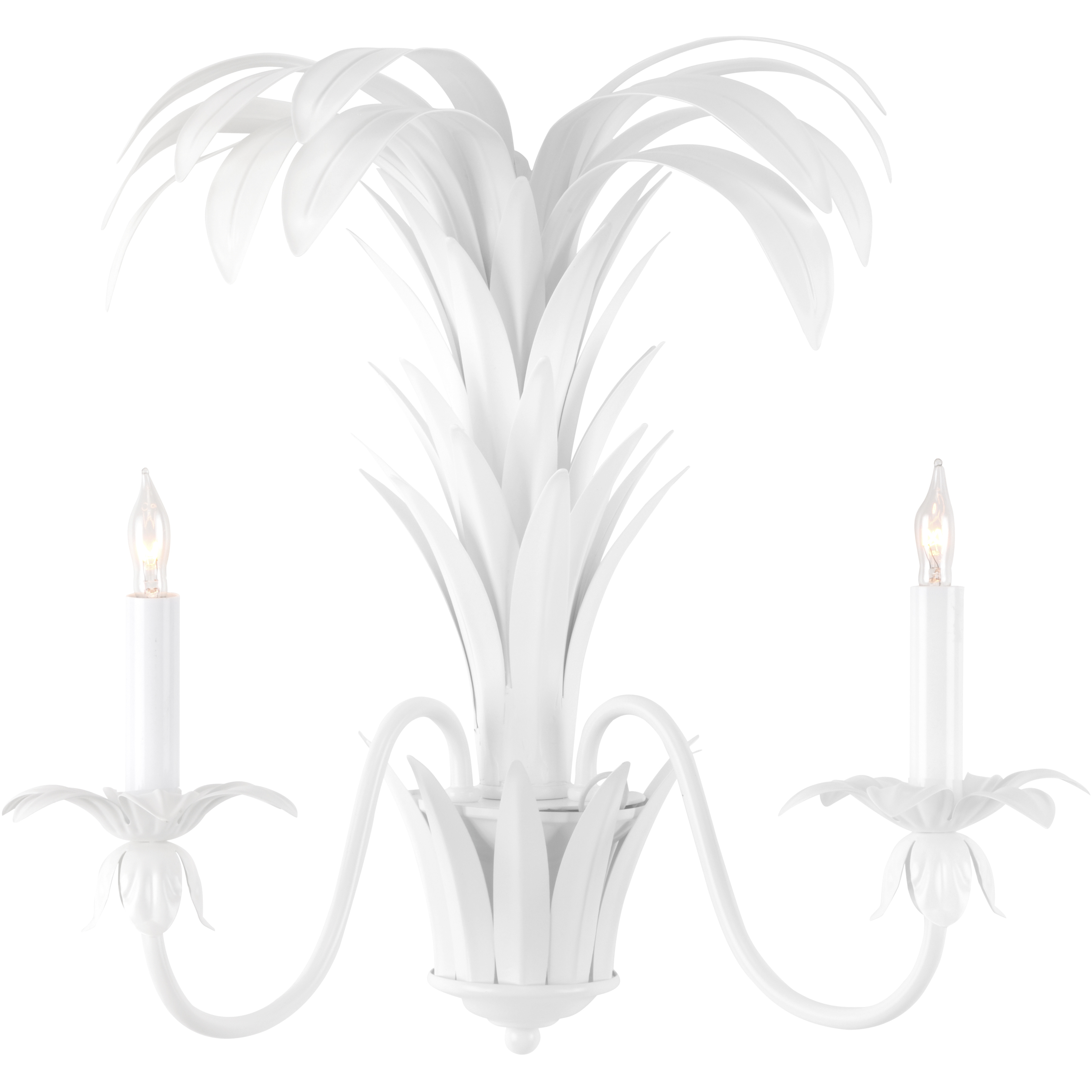 Meg Braff 2 Light 18 inch Antique White Double Arm Sconce Wall Light