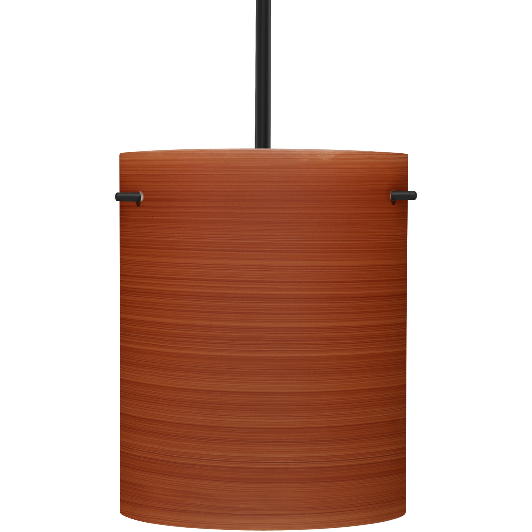 Tamburo 8 LED Black Stem Pendant Ceiling Light
