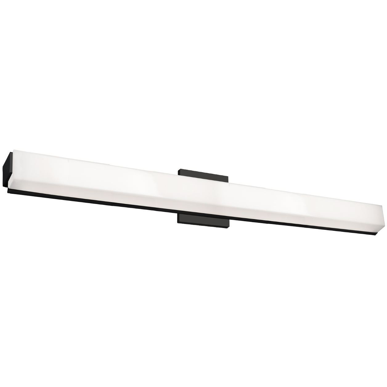 Latitude LED 36.75 inch Black Vanity Light Wall Light