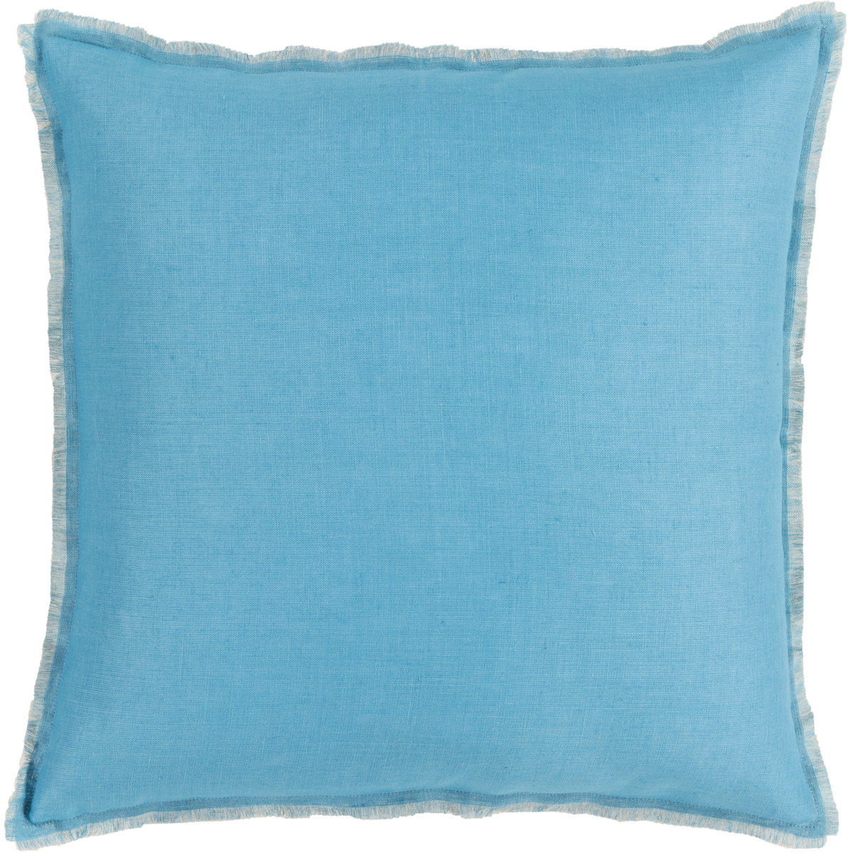 Eyelash 18 inch Taupe, Denim Pillow Kit