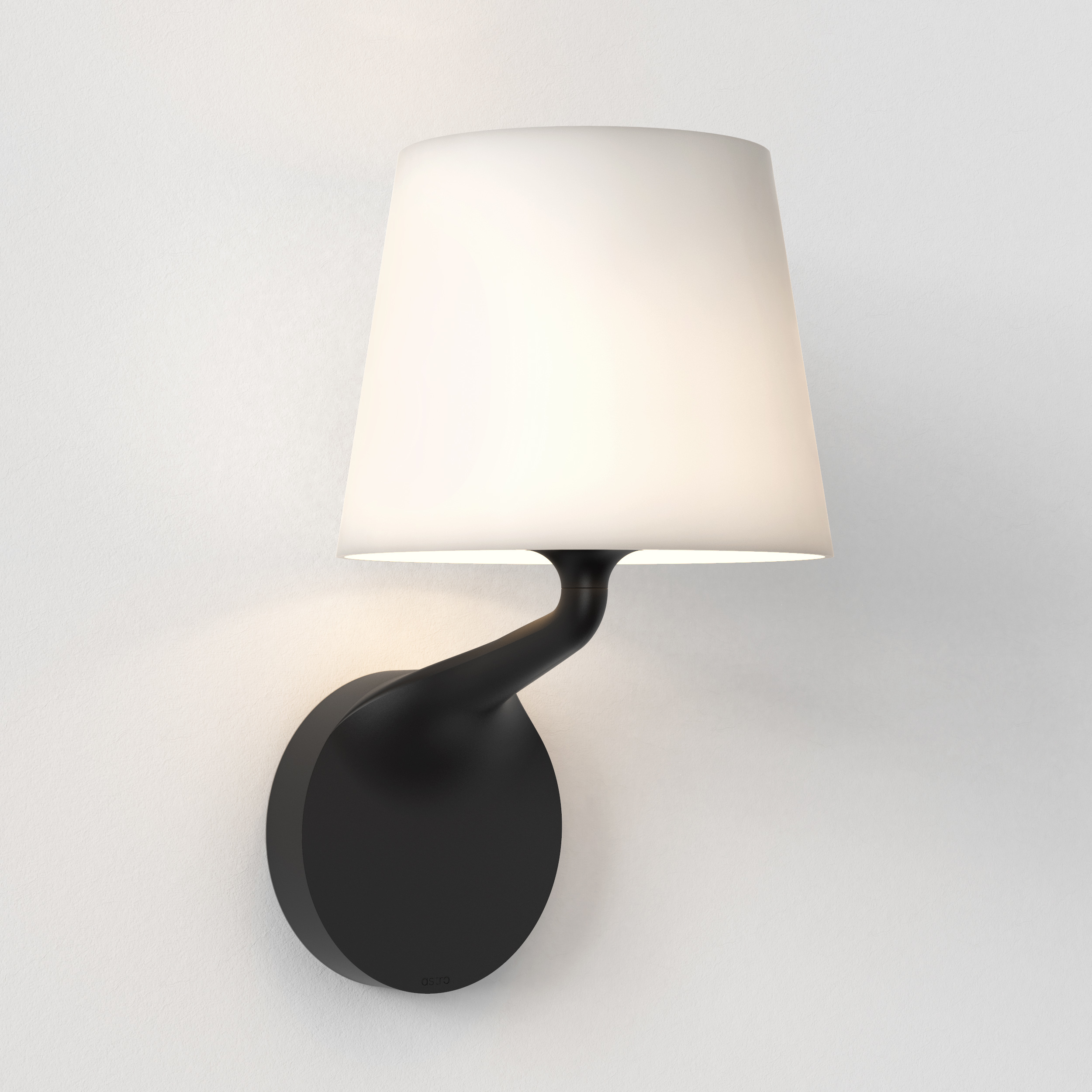 Millie 1 Light 7.28 inch Matte Black Bathroom Wall Light