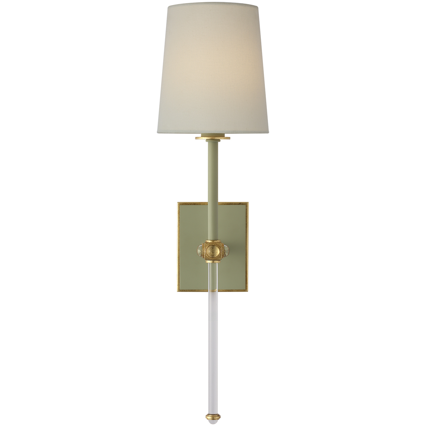 Visual Comfort Signature Collection Julie Neill Lucia LED 5.5 inch Celadon and Crystal Cordless Sconce Wall Light JN2052CEL/CG-L-CL - Open Box