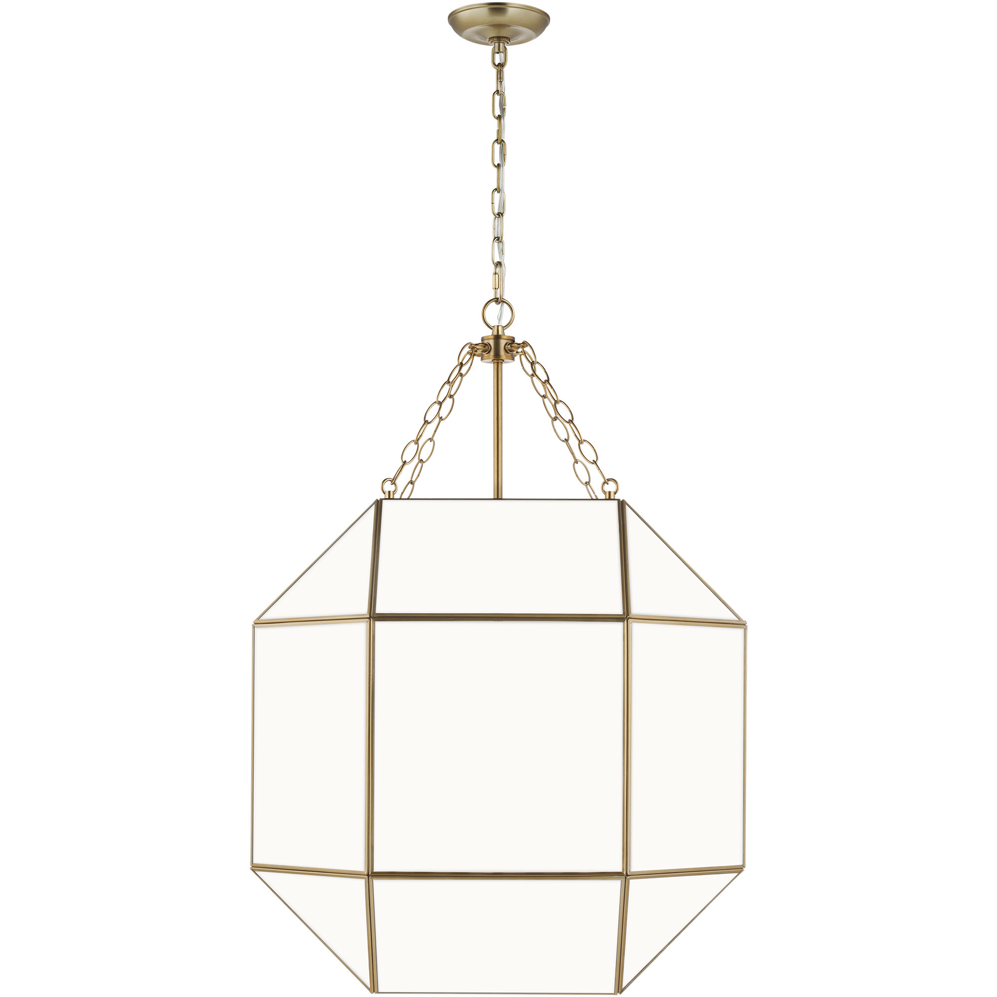 Suzanne Kasler Morrison 4 Light 23.25 inch Satin Brass Pendant Ceiling Light