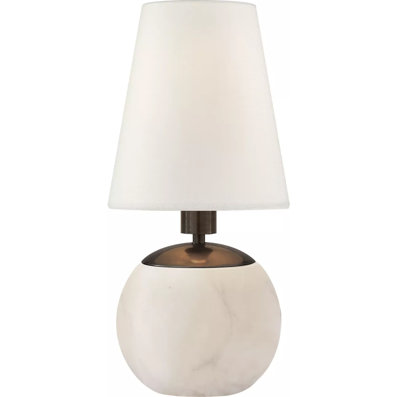 Thomas O'Brien Terri 10.25 inch 40 watt Alabaster Accent Lamp Portable Light in Linen