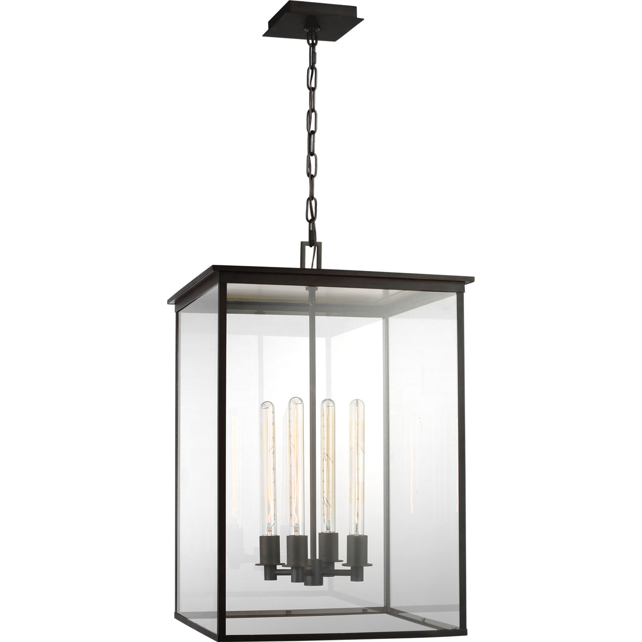 C&M by Chapman & Myers Freeport 4 Light 19.5 inch Heritage Copper Outdoor Pendant
