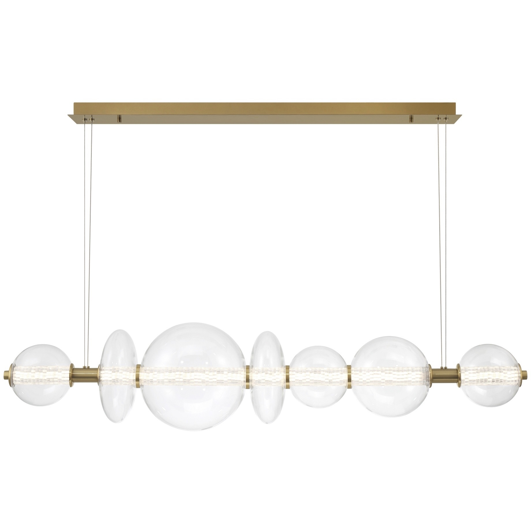 ライト・ランタン DEVISE WORKS X COLONISTA DEVANISTA Atomo Linear Chandelier By Eurofase