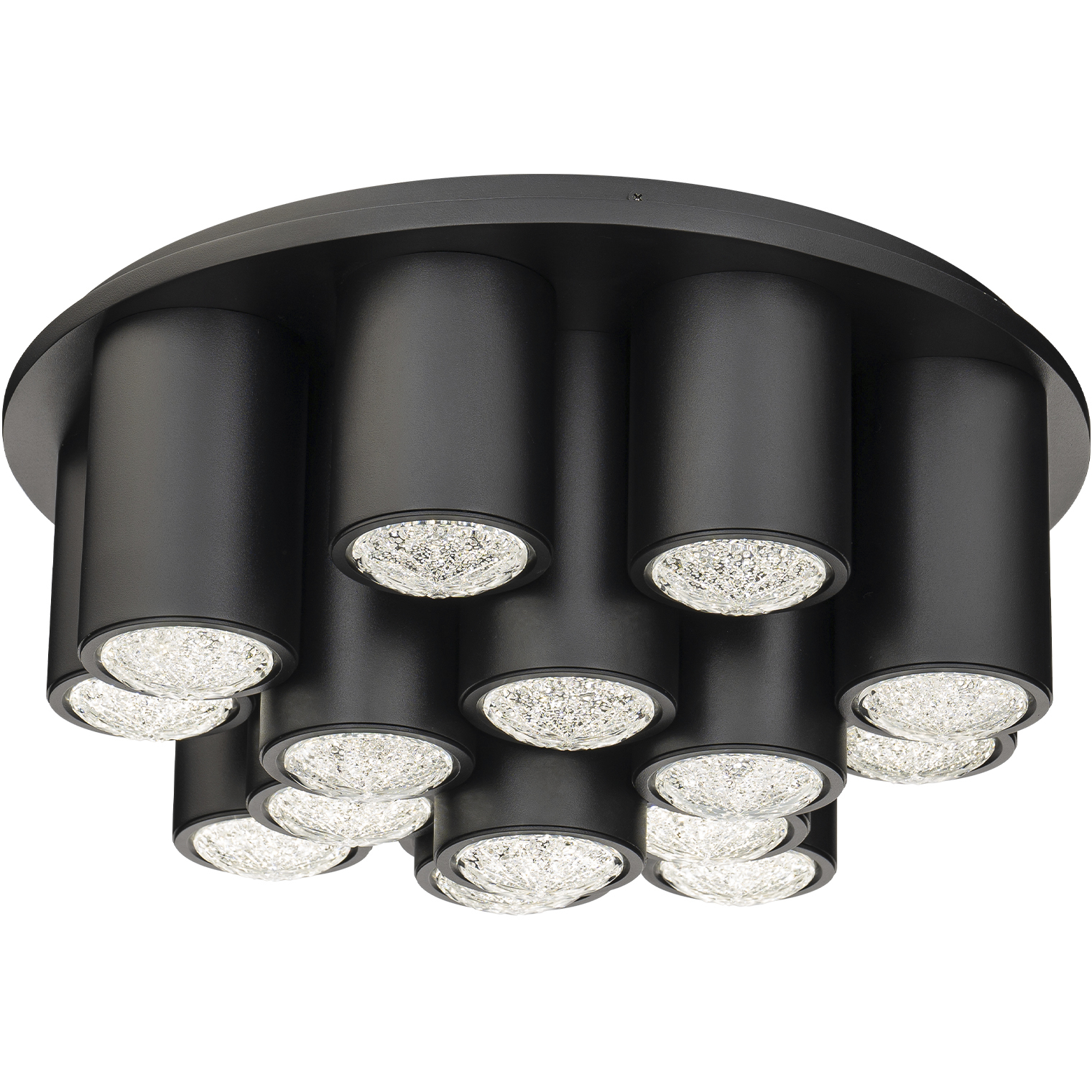 Beyond Tamara LED 19.1 inch Black Flush Mount Ceiling Light